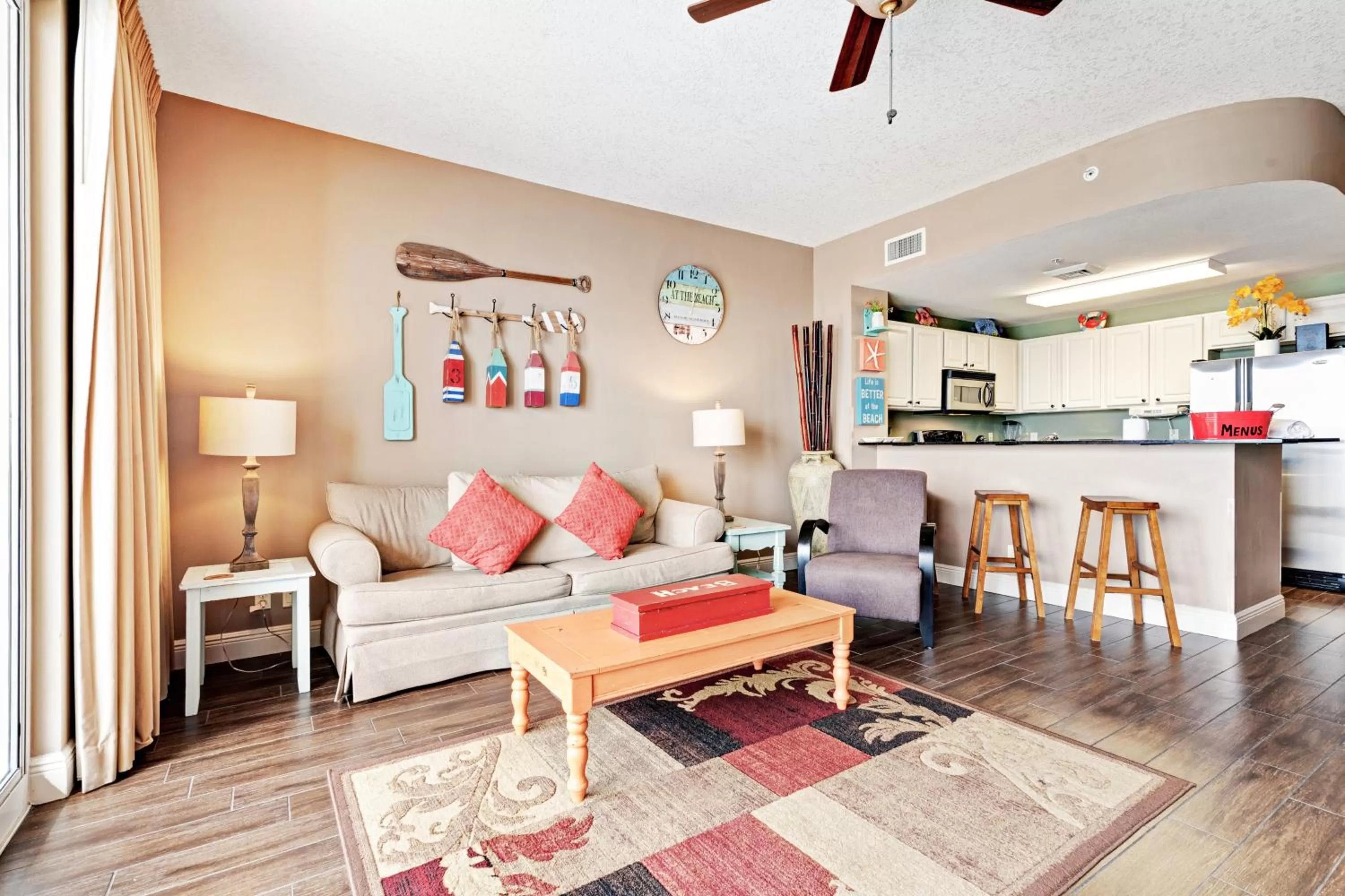 Seating Area in Calypso Resort