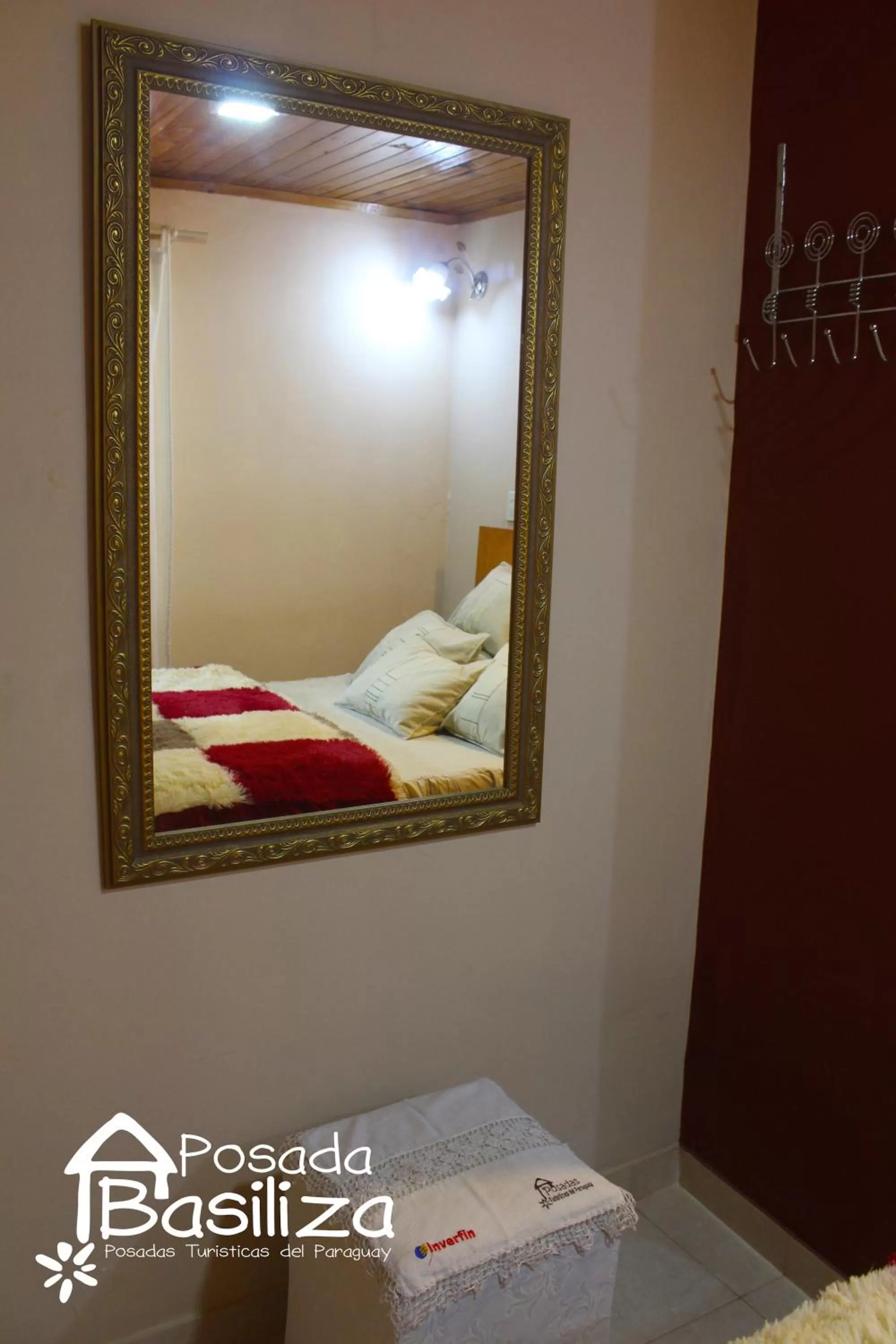 Bedroom, Bed in Posada Basiliza, Encarnación PY