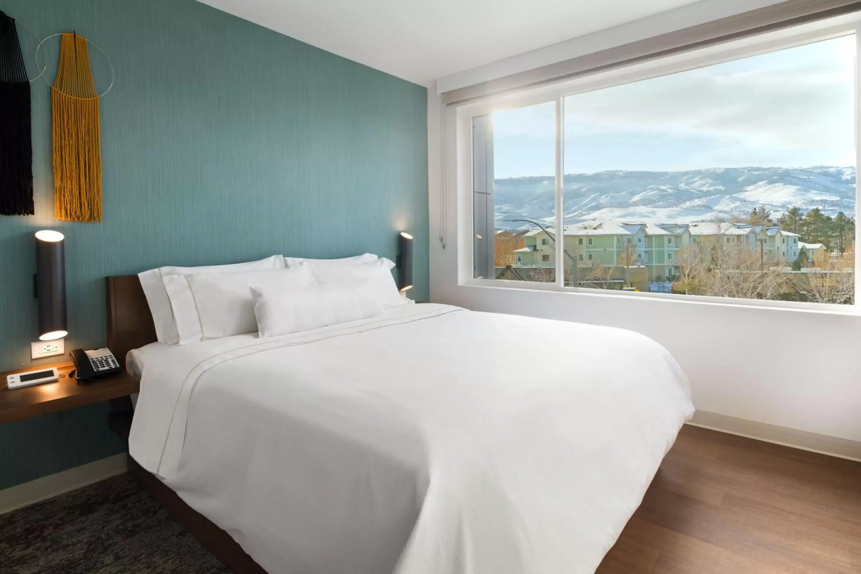 One-Bedroom King Suite with Sofa Bed and City View in Element Reno Experience District One-Bedroom King Suite with Sofa Bed and City View in Element Reno Experience District