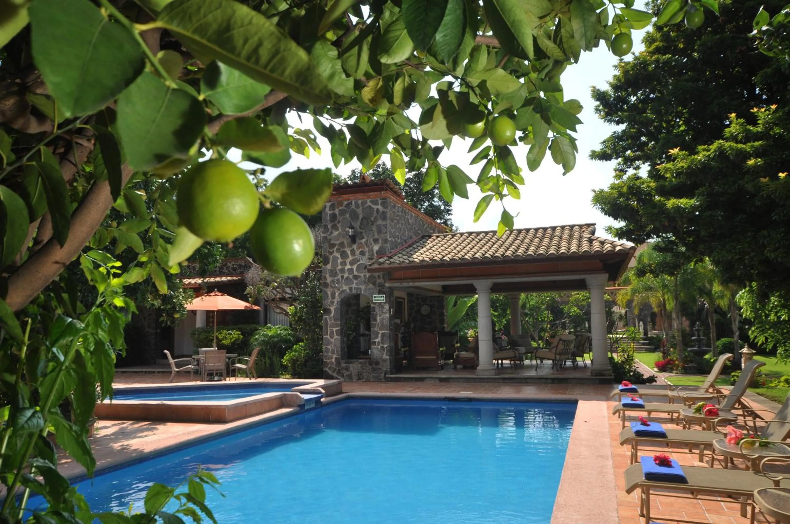 Swimming pool in La Buena Vibra Wellness Resort & Spa