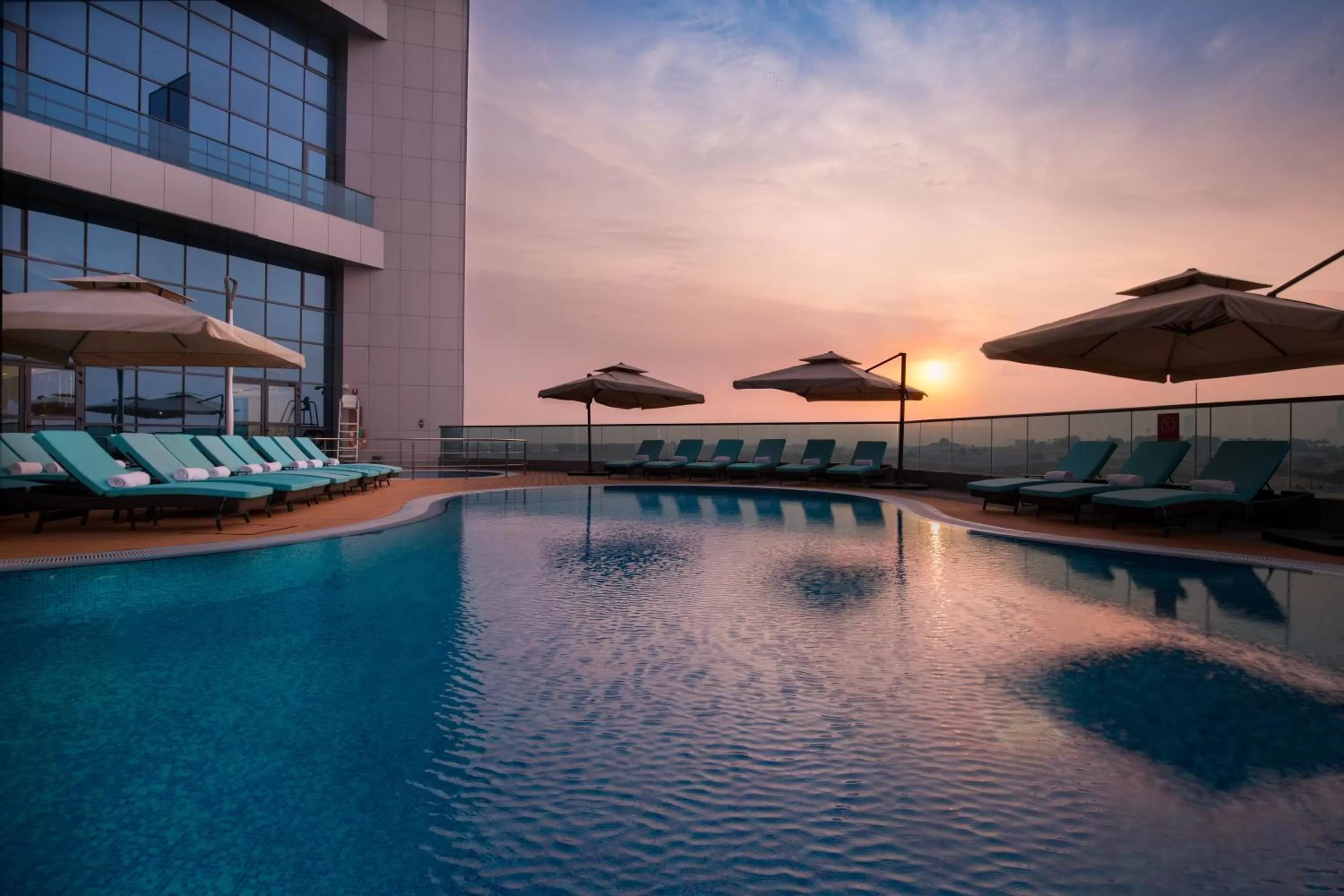 Swimming pool in Millennium Place Barsha Heights Hotel