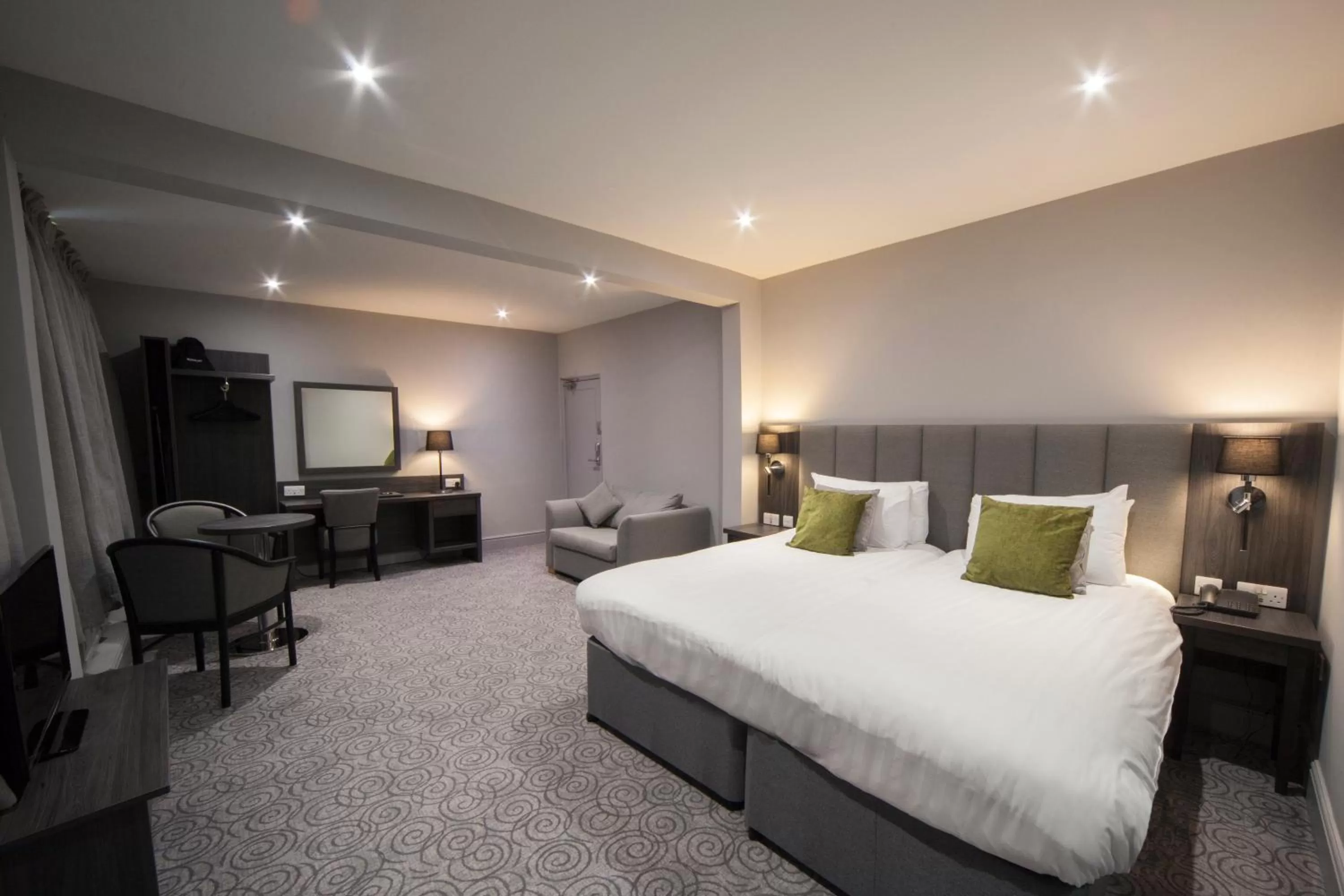 Bedroom, Bed in Hawkstone Park