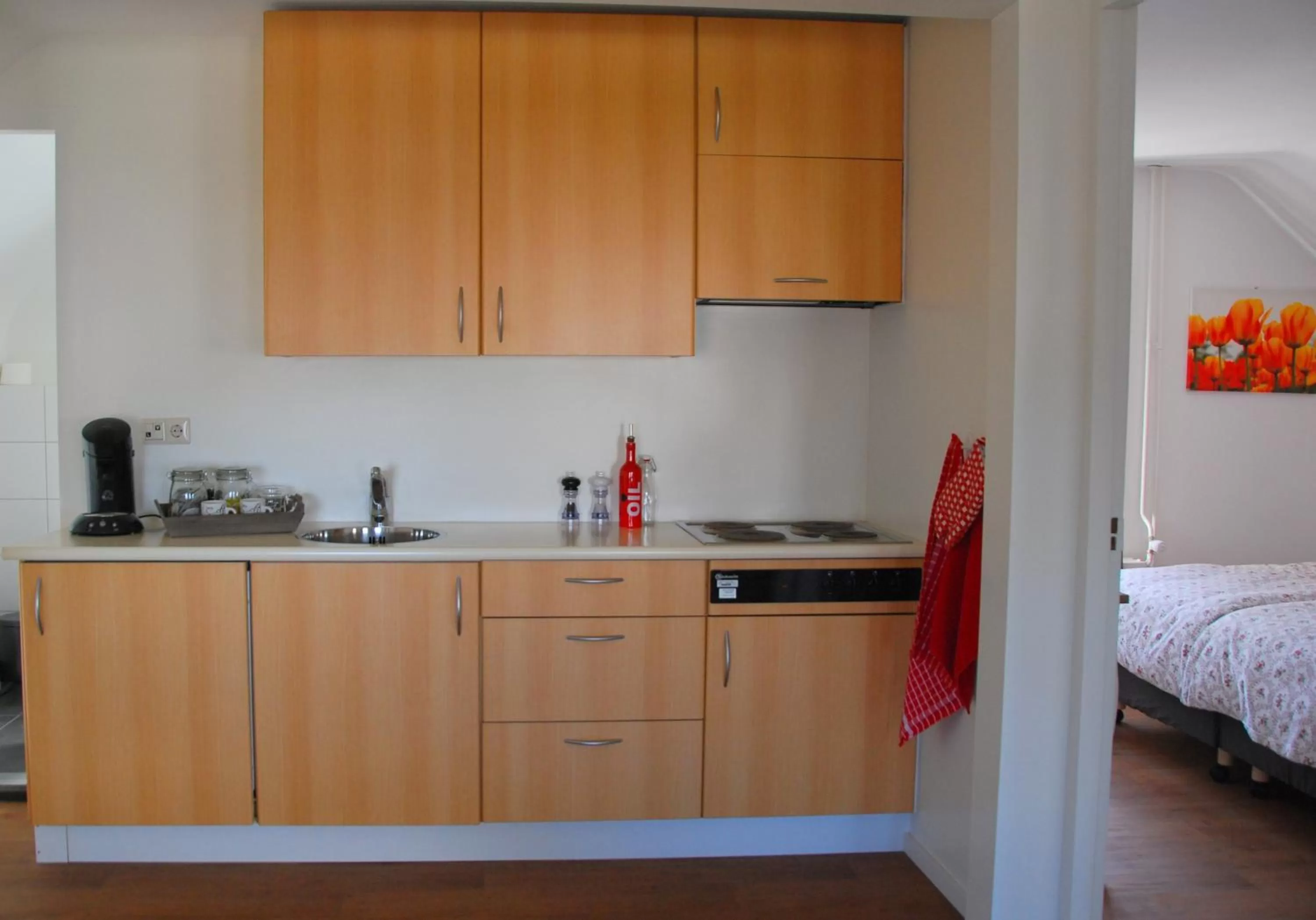 Kitchen/Kitchenette in Bed and Breakfast de Meule Montfort