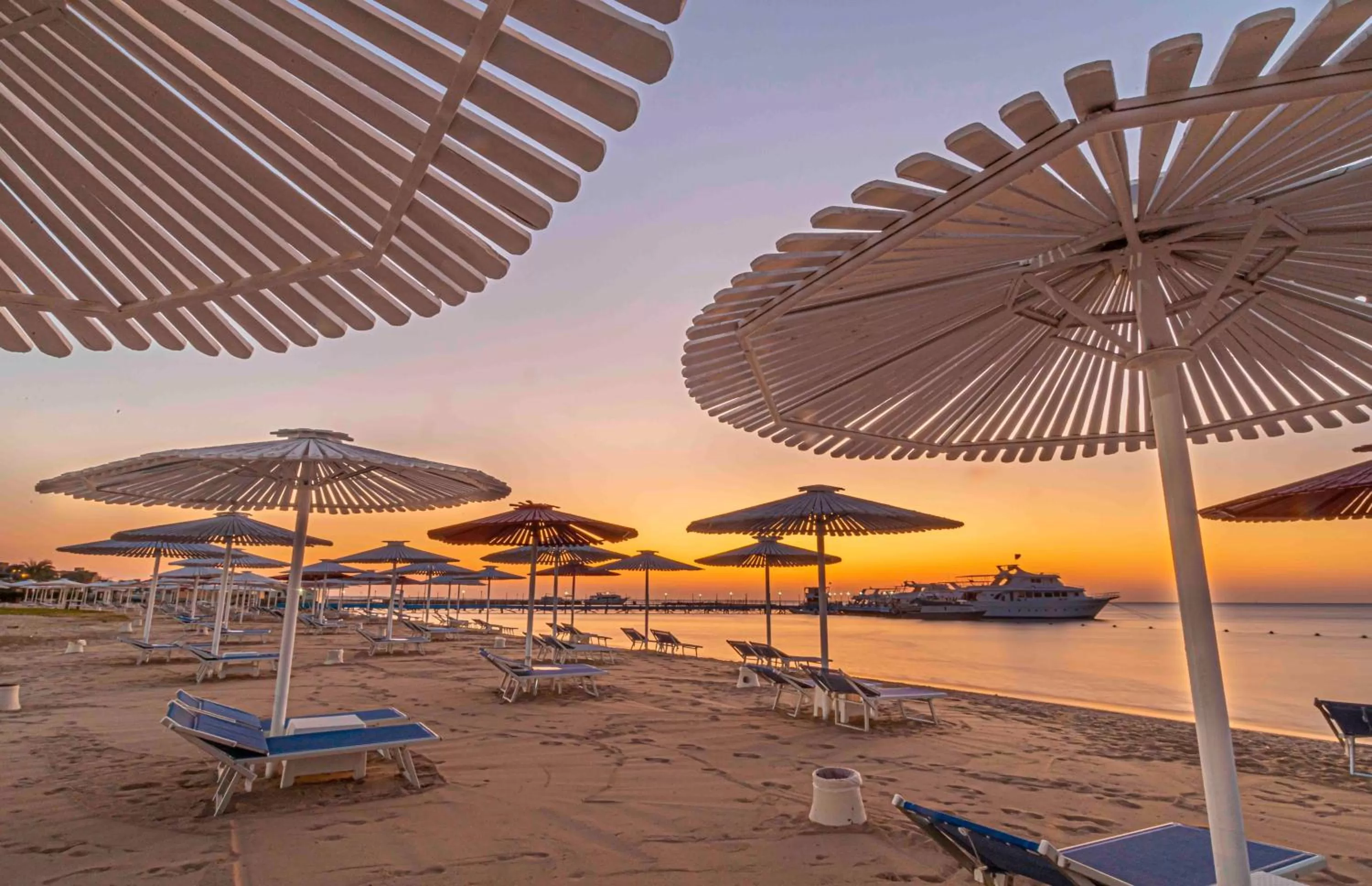 Beach in Amarina Abu Soma Resort & Aquapark