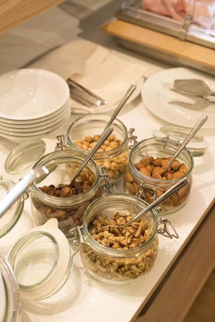 Buffet breakfast in Helios Hotel