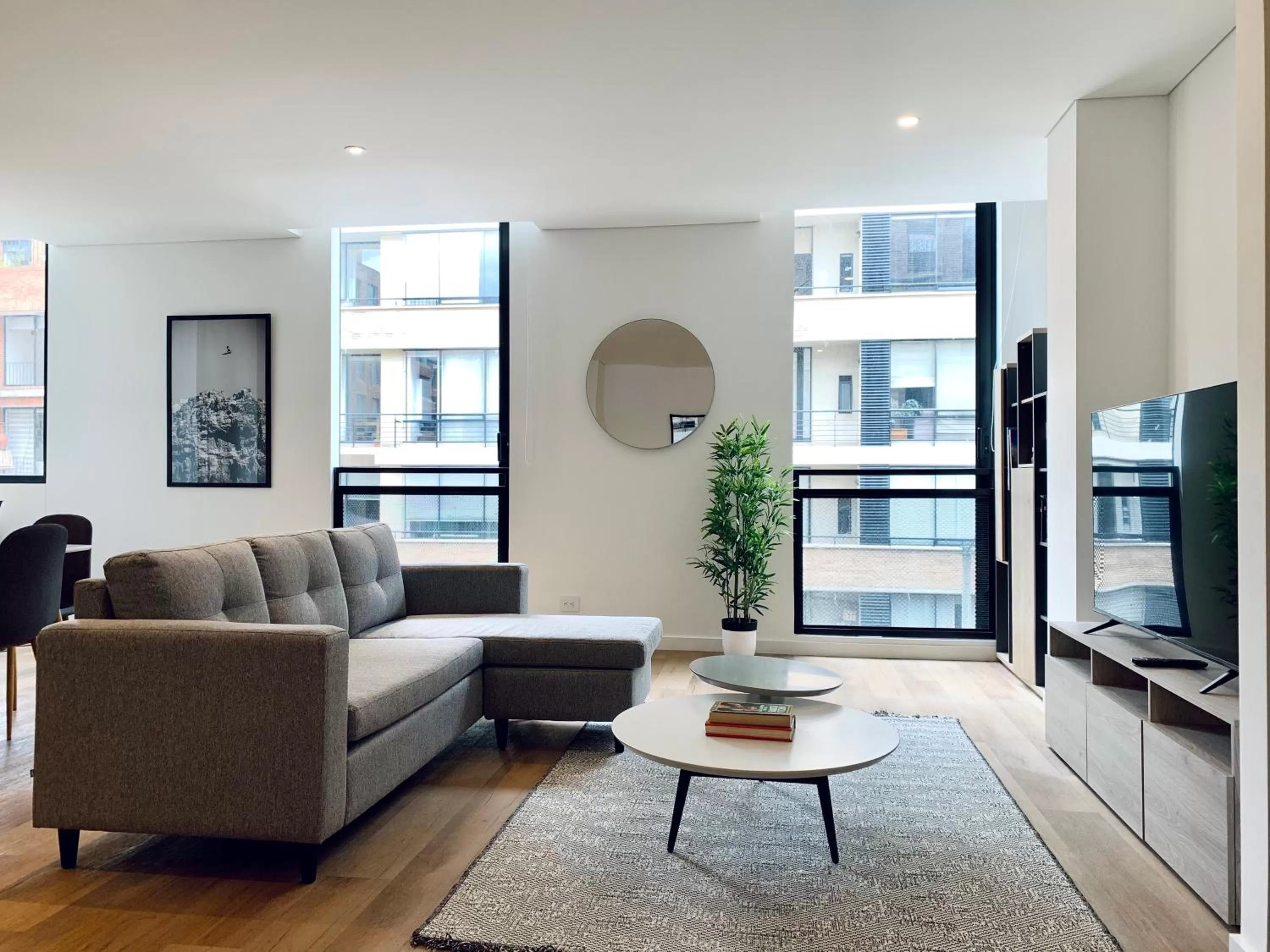 Seating Area in Kubik apartments in Exclusive Virrey