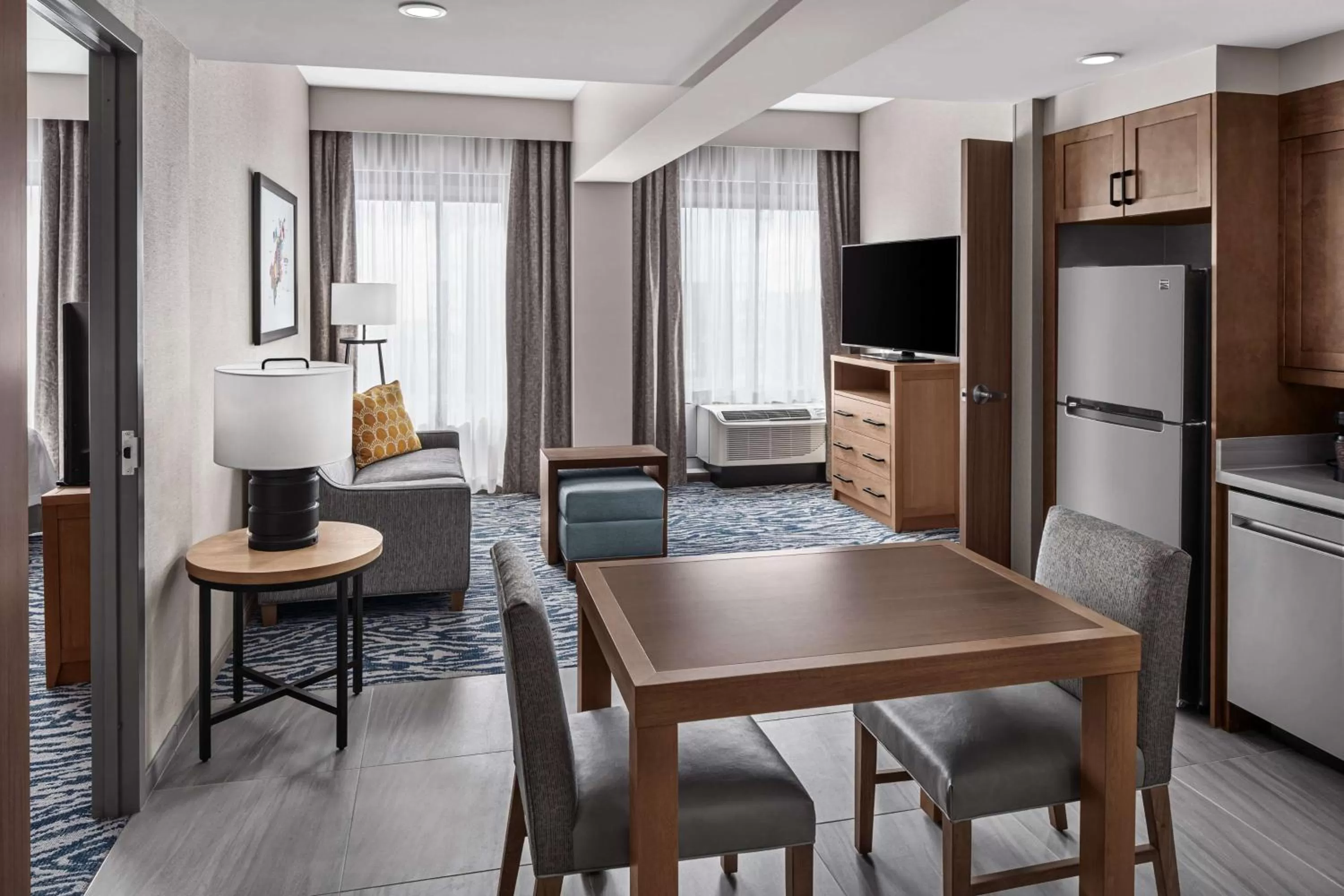 Living room in Homewood Suites by Hilton Boston Woburn