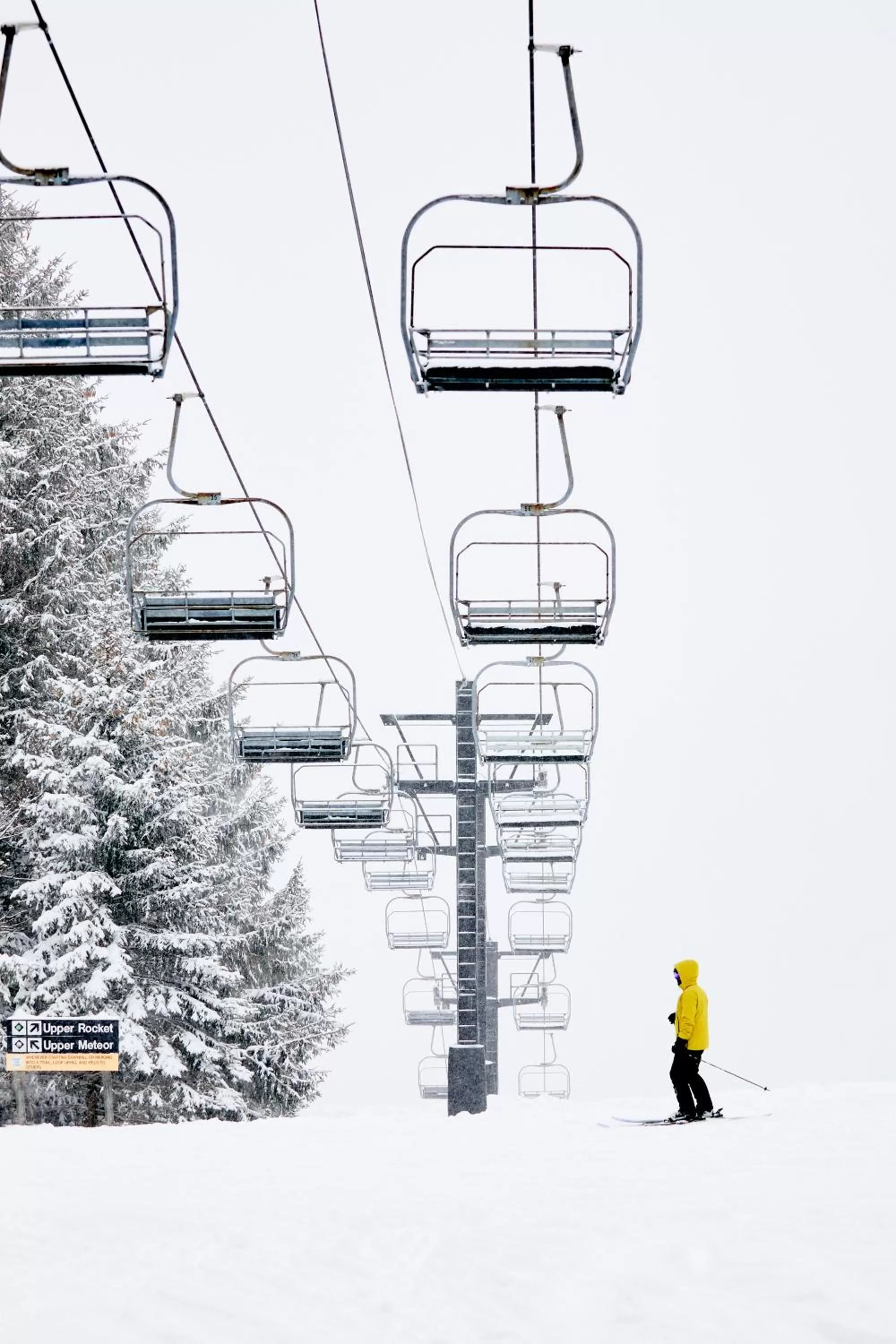 Skiing in The Lake House on Canandaigua