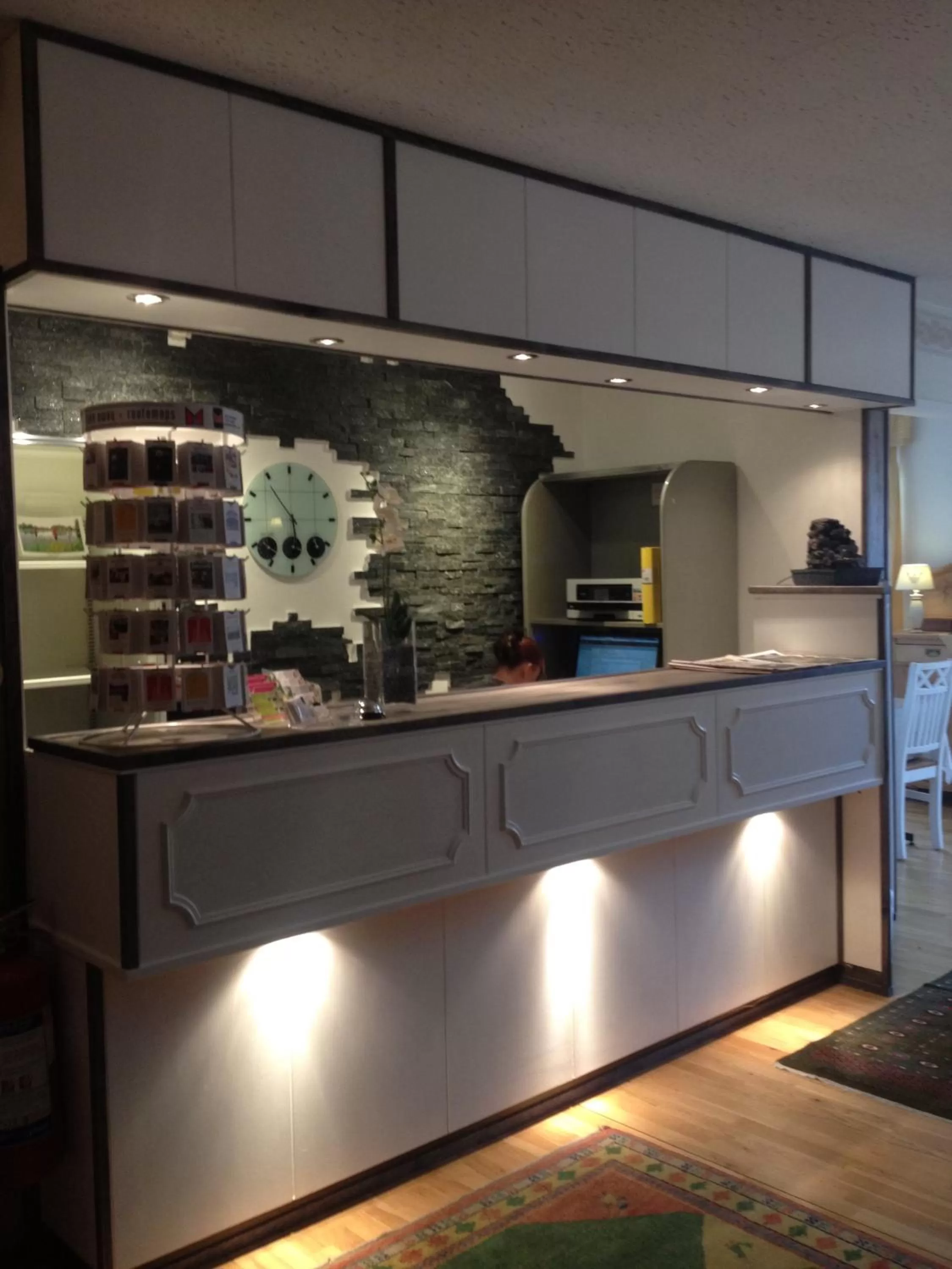 Lobby or reception in Solsta Hotell