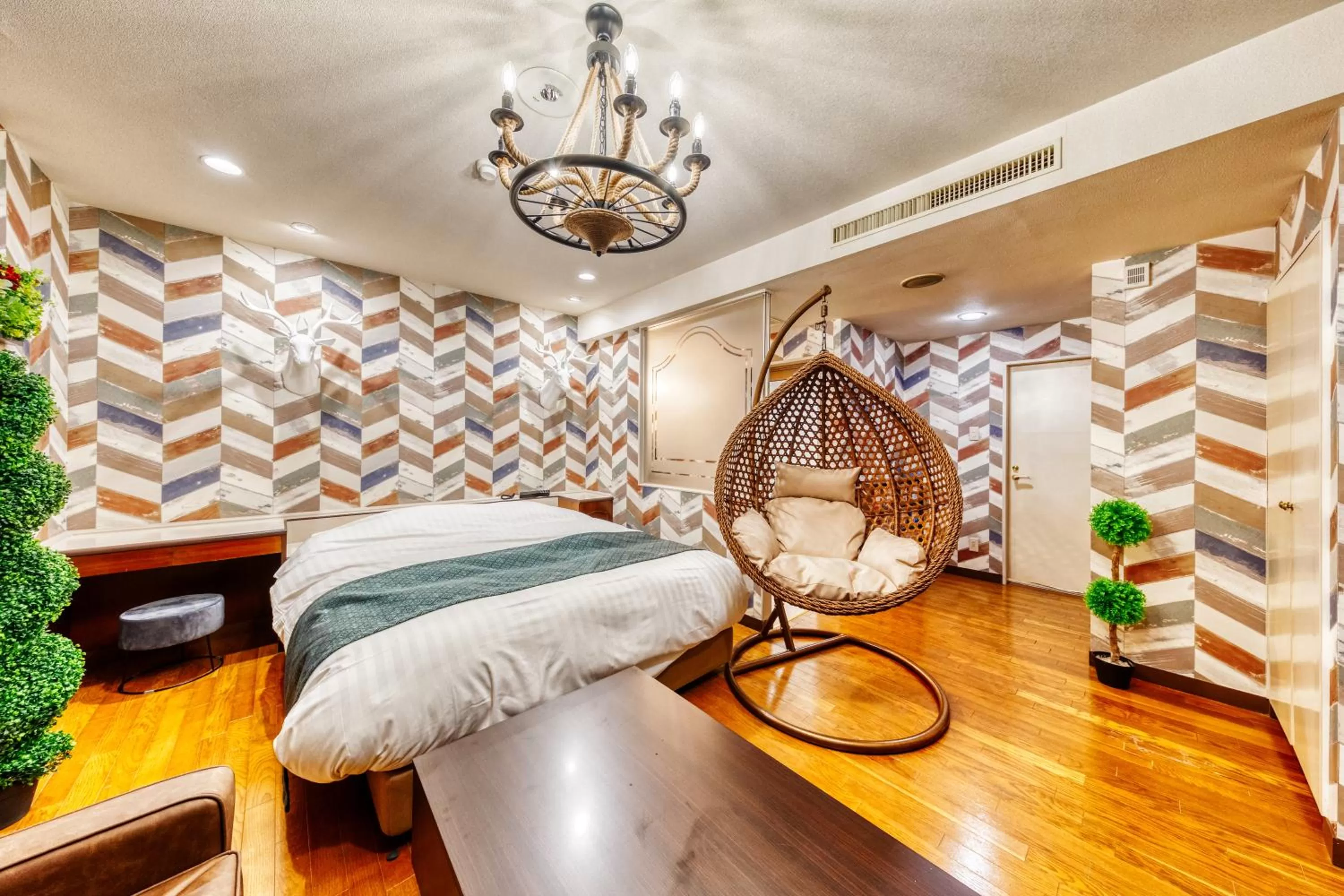 Bed in Hotel Lotus Morioka -Adult Only