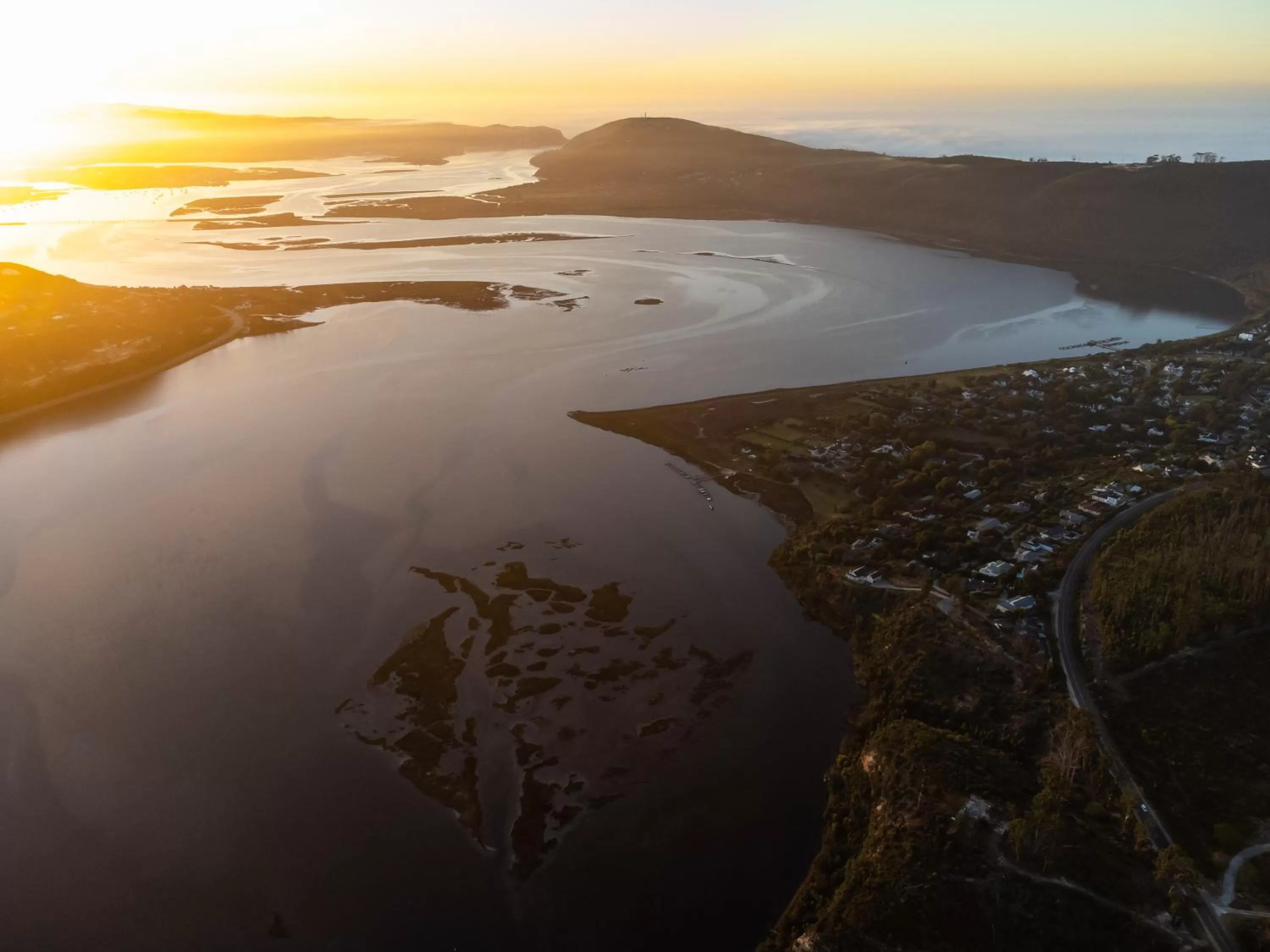 Sunset in Gooderson Knysna Chalets