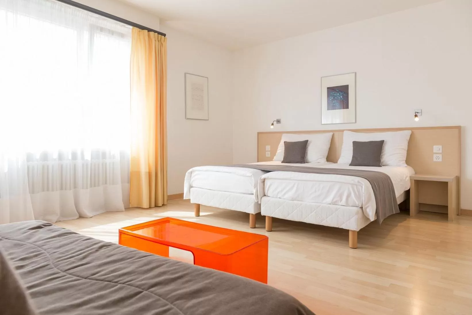 Bed in Hôtel Des Arts