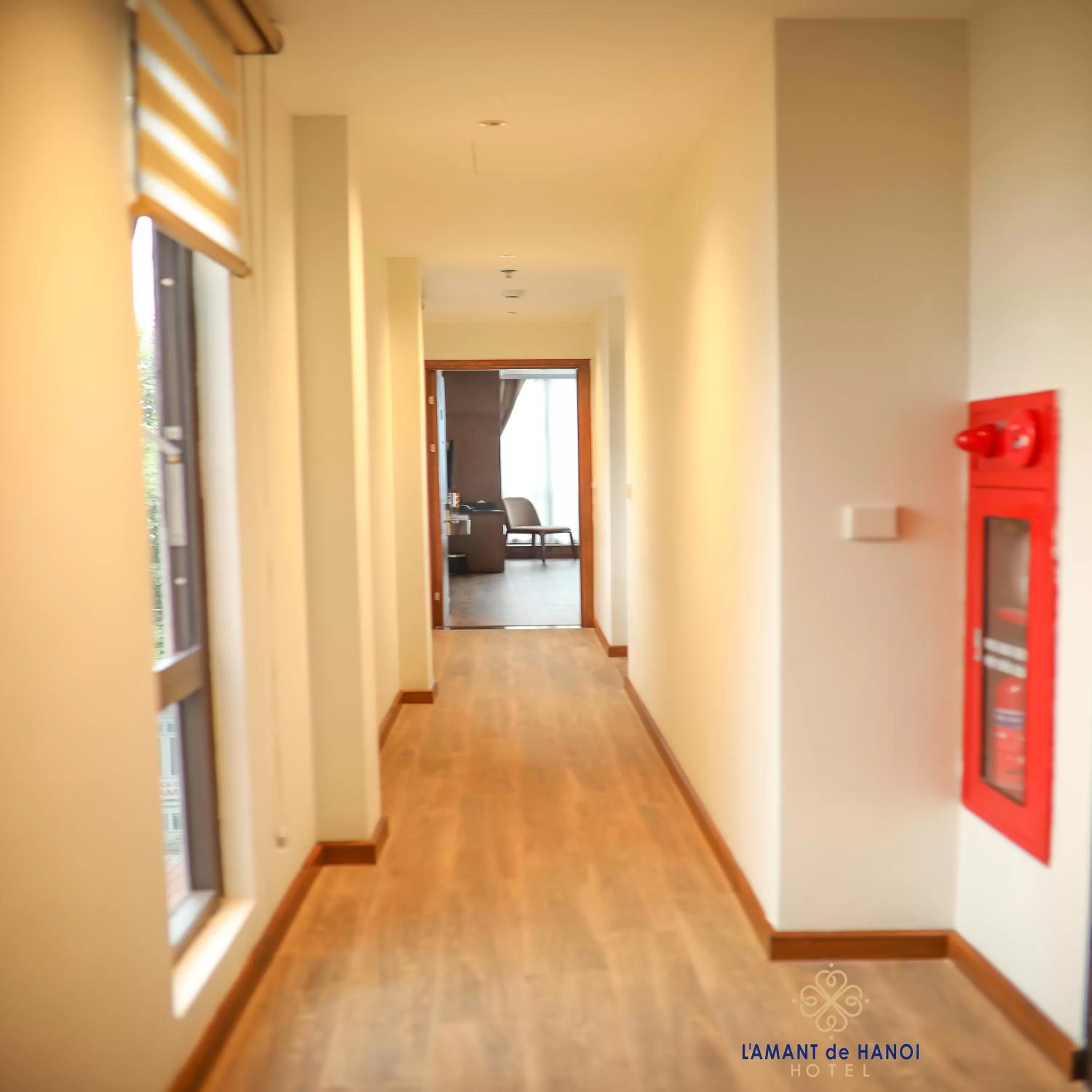 Lobby or reception in L'amant de Hanoi Hotel - khách sạn Lamant de Hà Nội