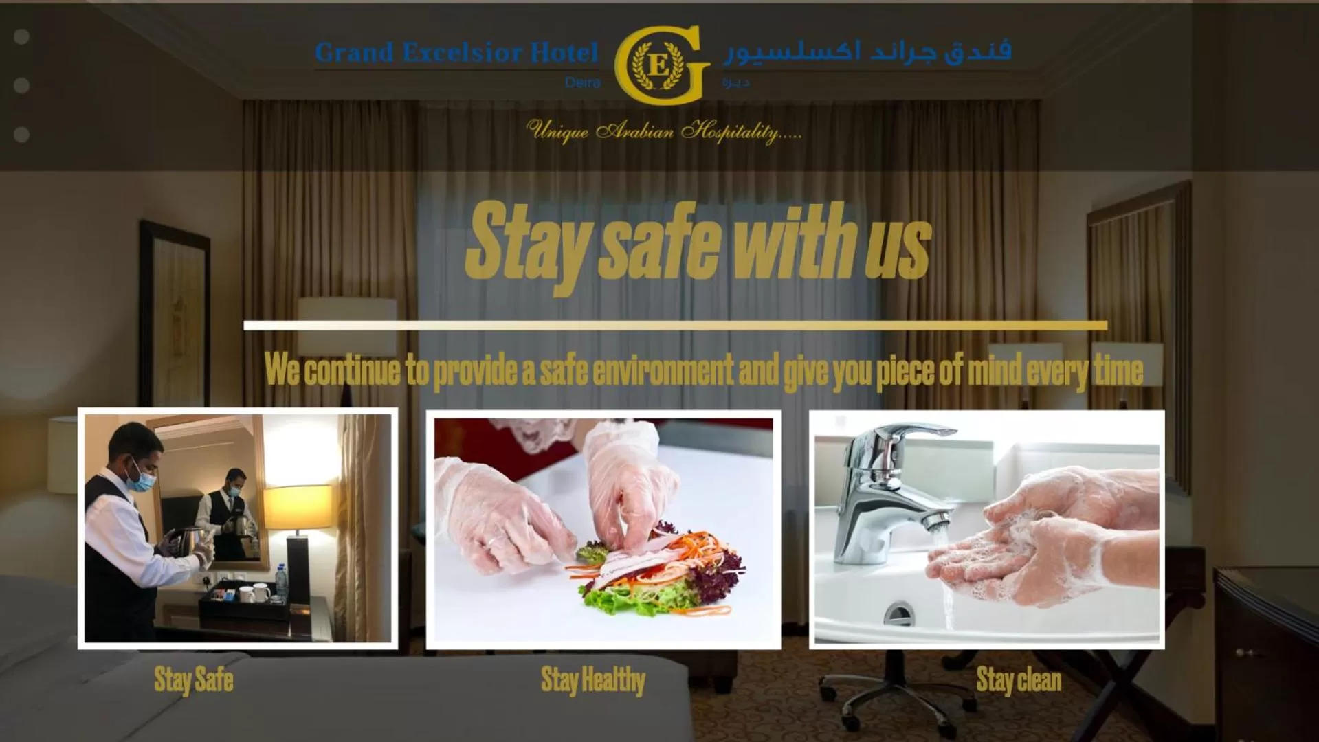 Food and drinks in Grand Excelsior Hotel Deira