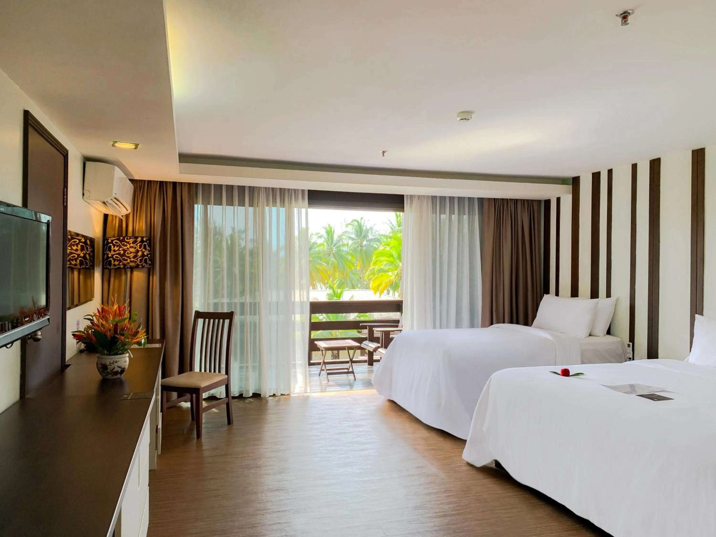 Photo of the whole room, Bed in Damai Beach Resort