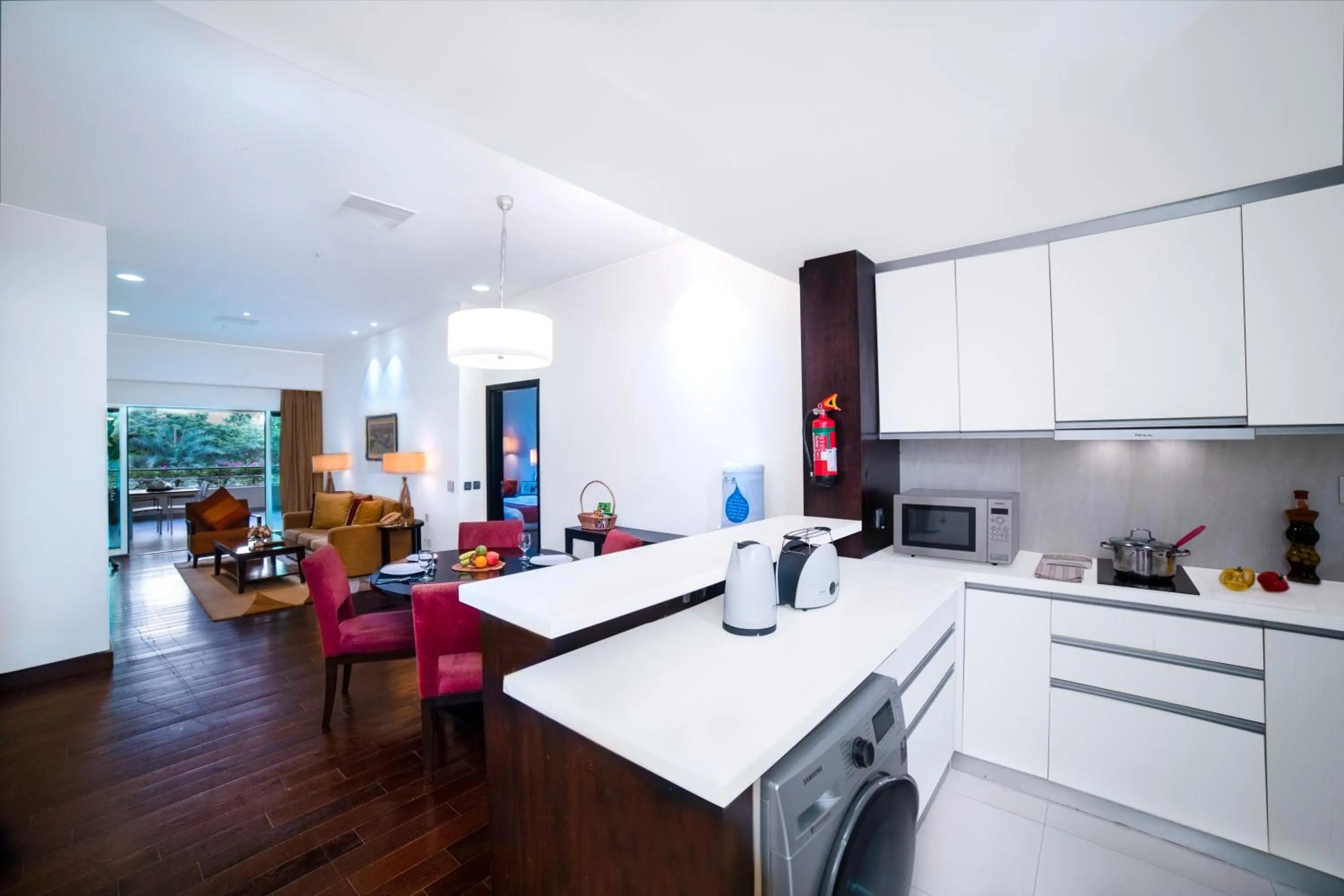 Kitchen or kitchenette in Somerset Greenways Chennai