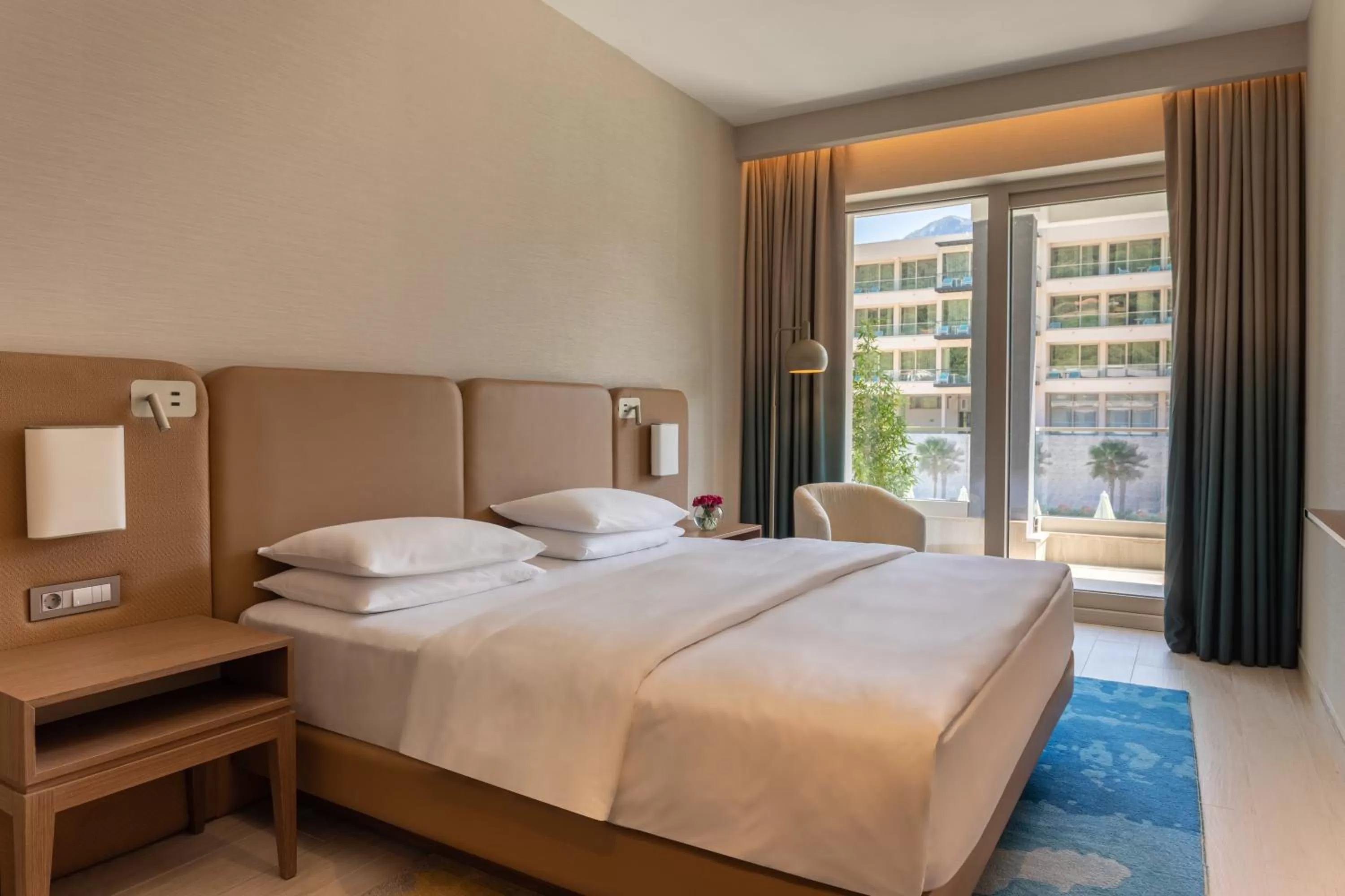 Bed in Hyatt Regency Kotor Bay Resort