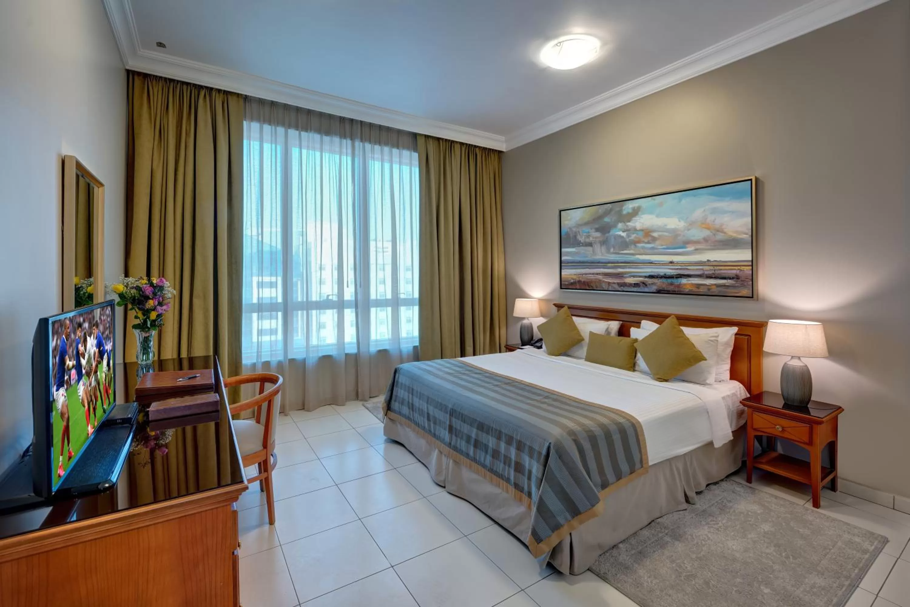 Modern One-Bedroom Apartment Queen in Al Nakheel Hotel Apartments Abu Dhabi
