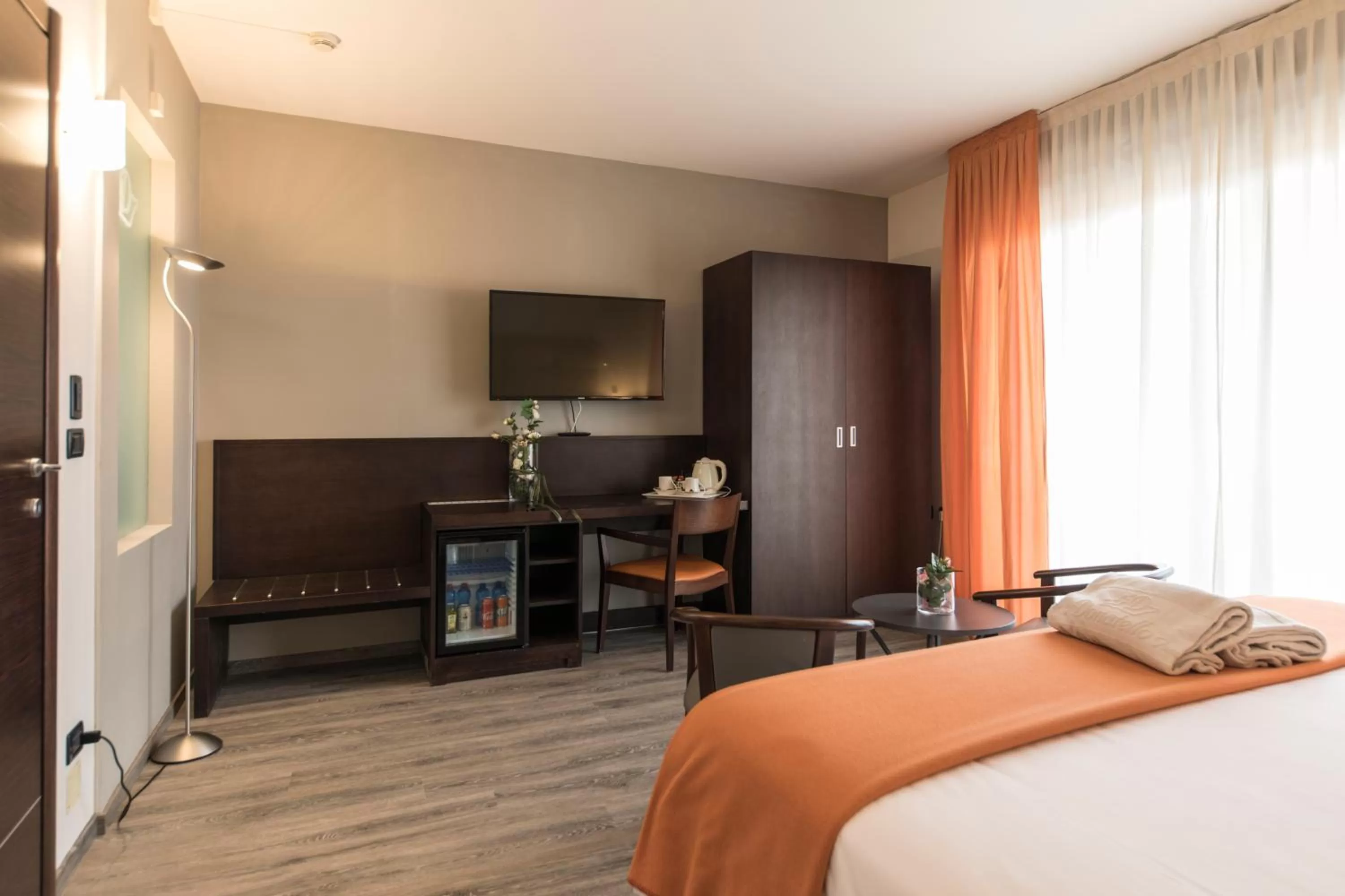 Bedroom, Bed in Hotel Donatello Imola