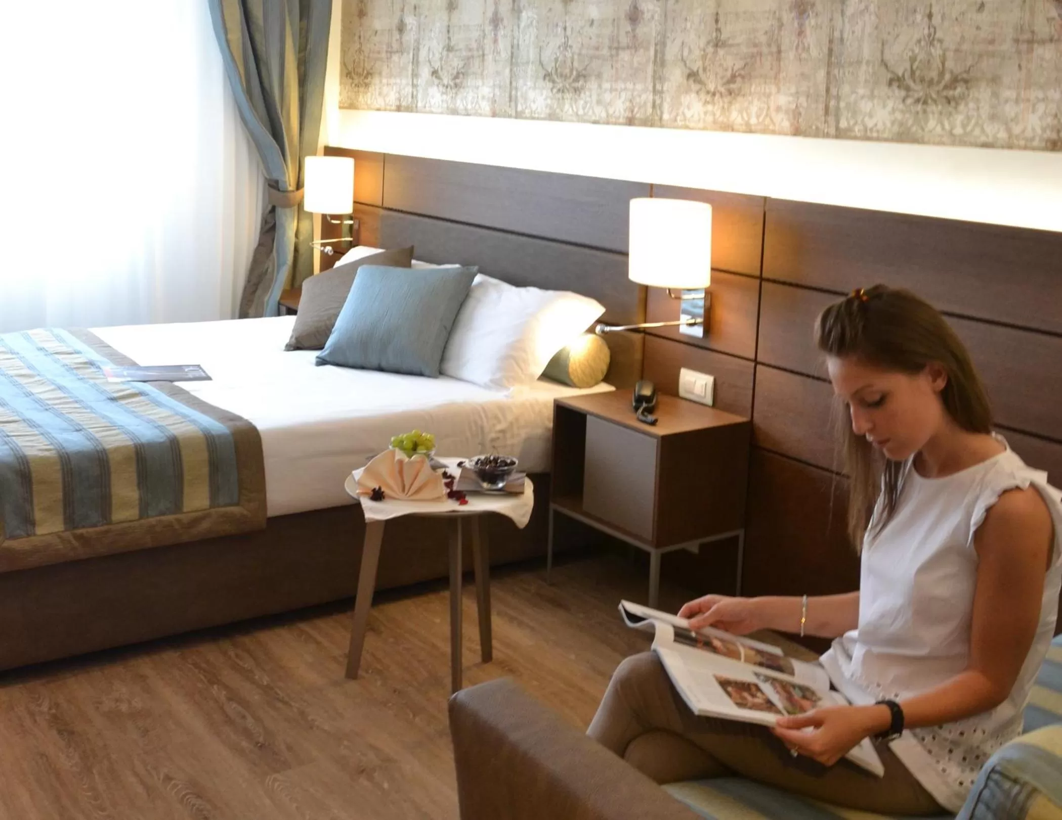 Bed in LH Hotel Sirio Venice