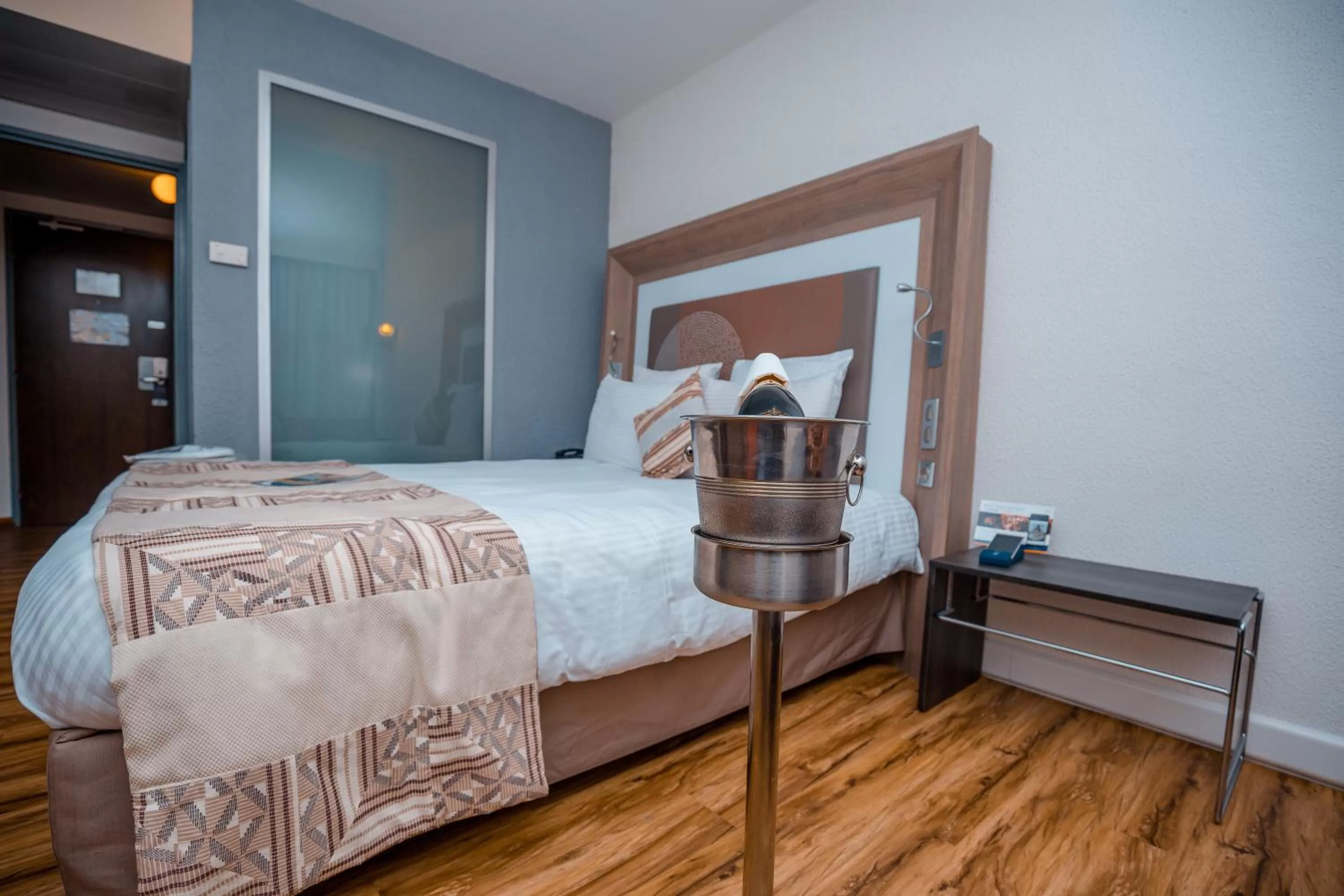 Bed in Accra City Hotel