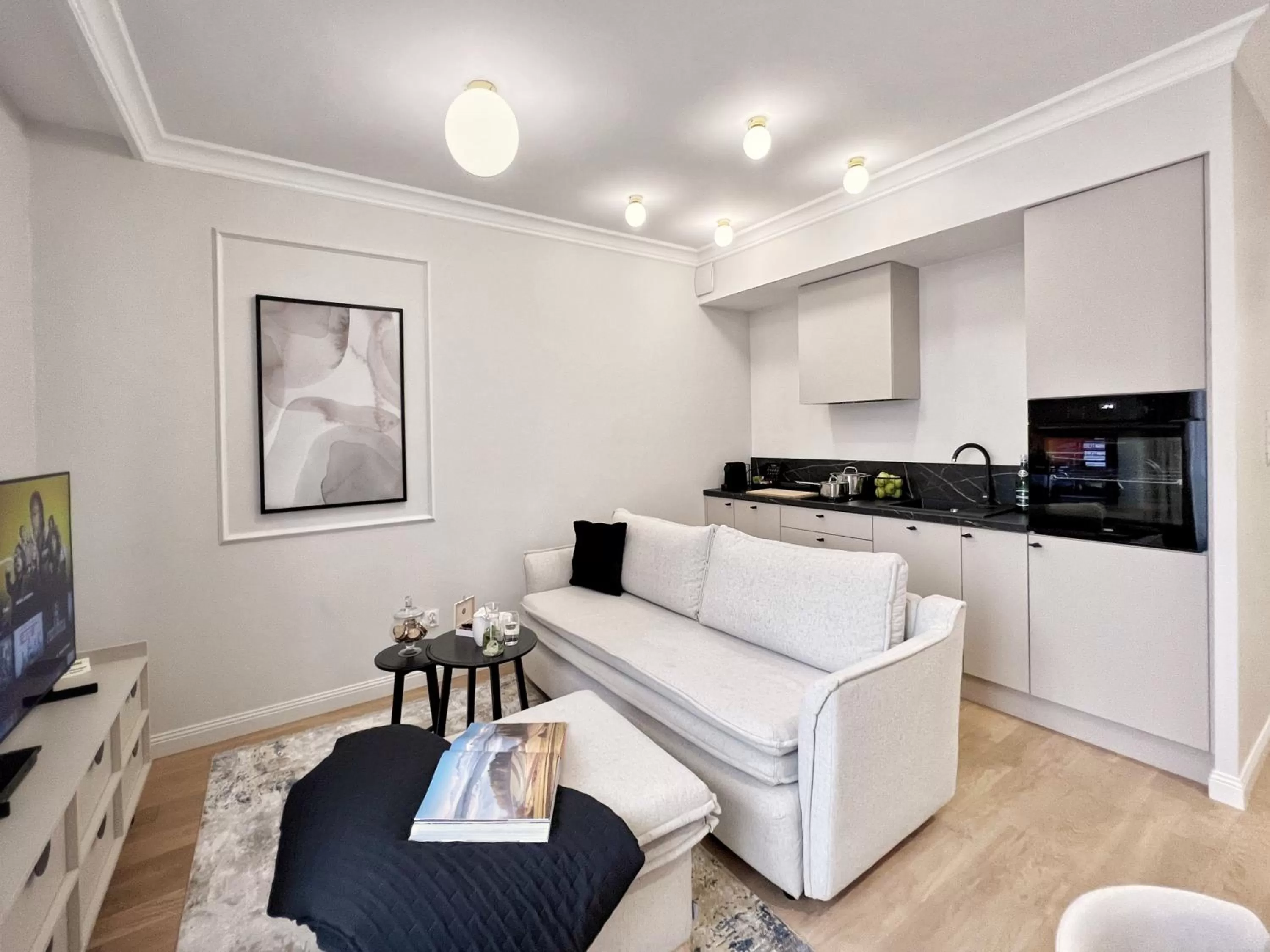 TV and multimedia in Kurkowa Apartments