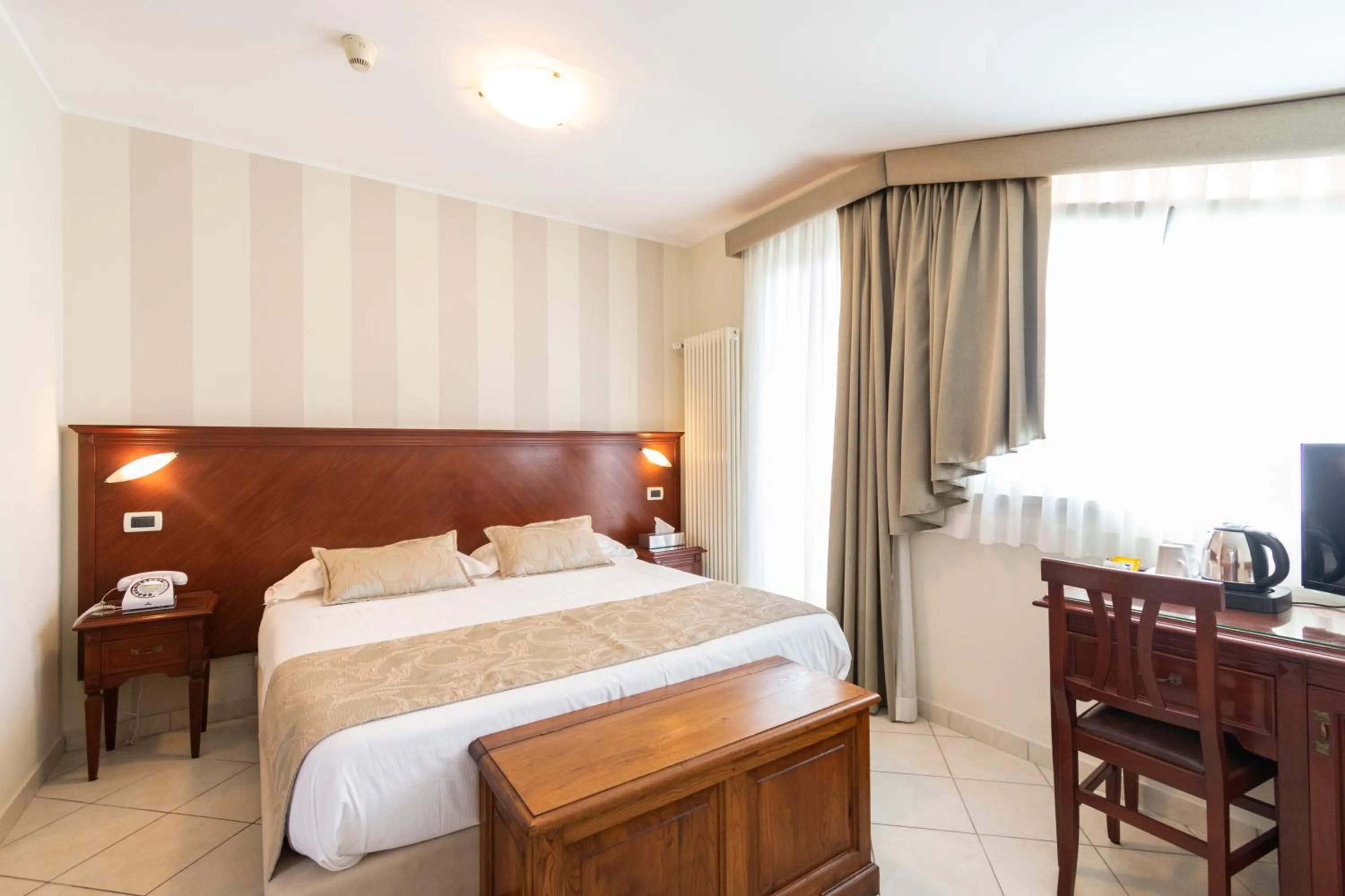 Bed in Hotel Villa Tiziana