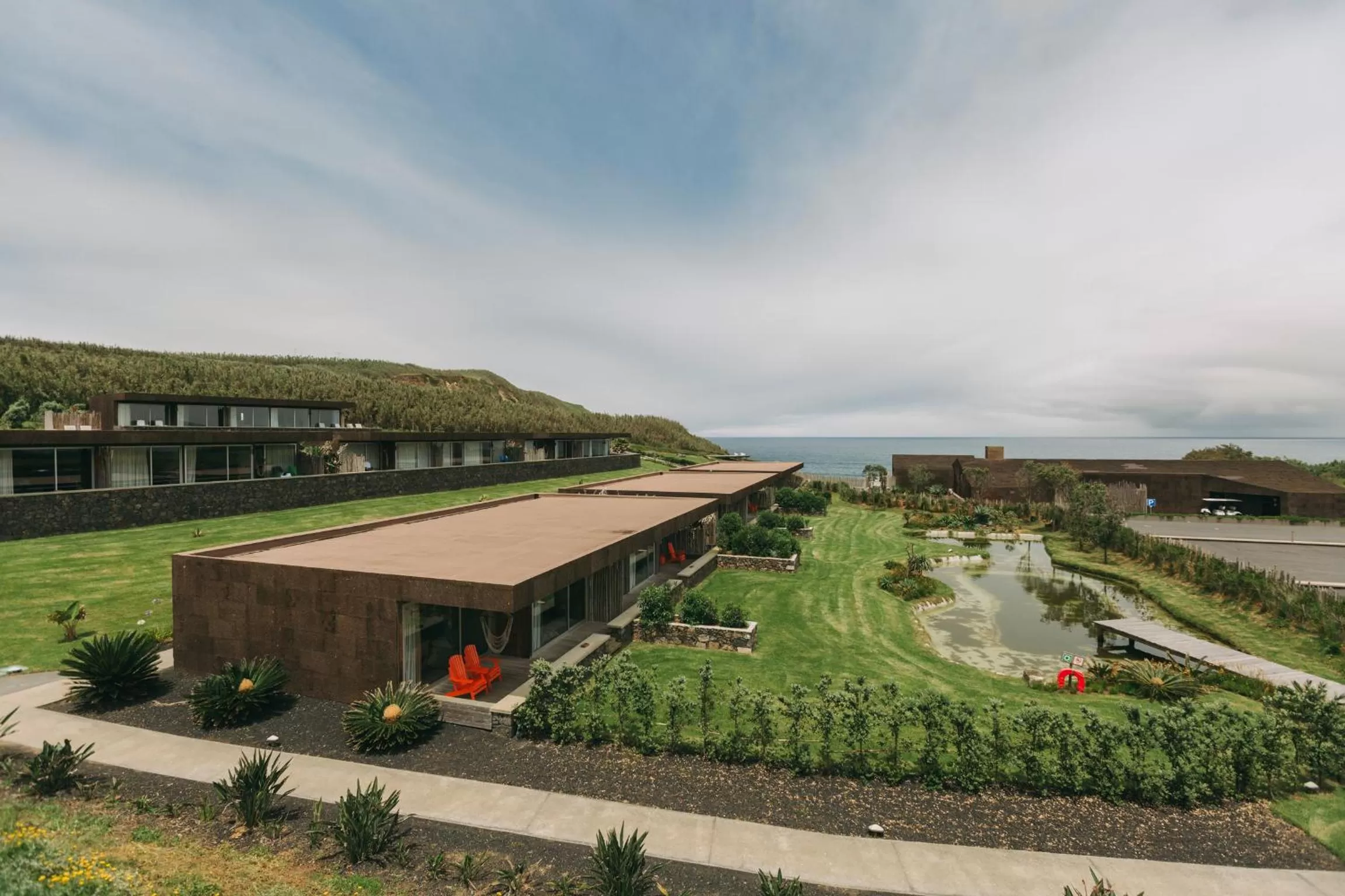 Bird's eye view in Santa Barbara Eco-Beach Resort