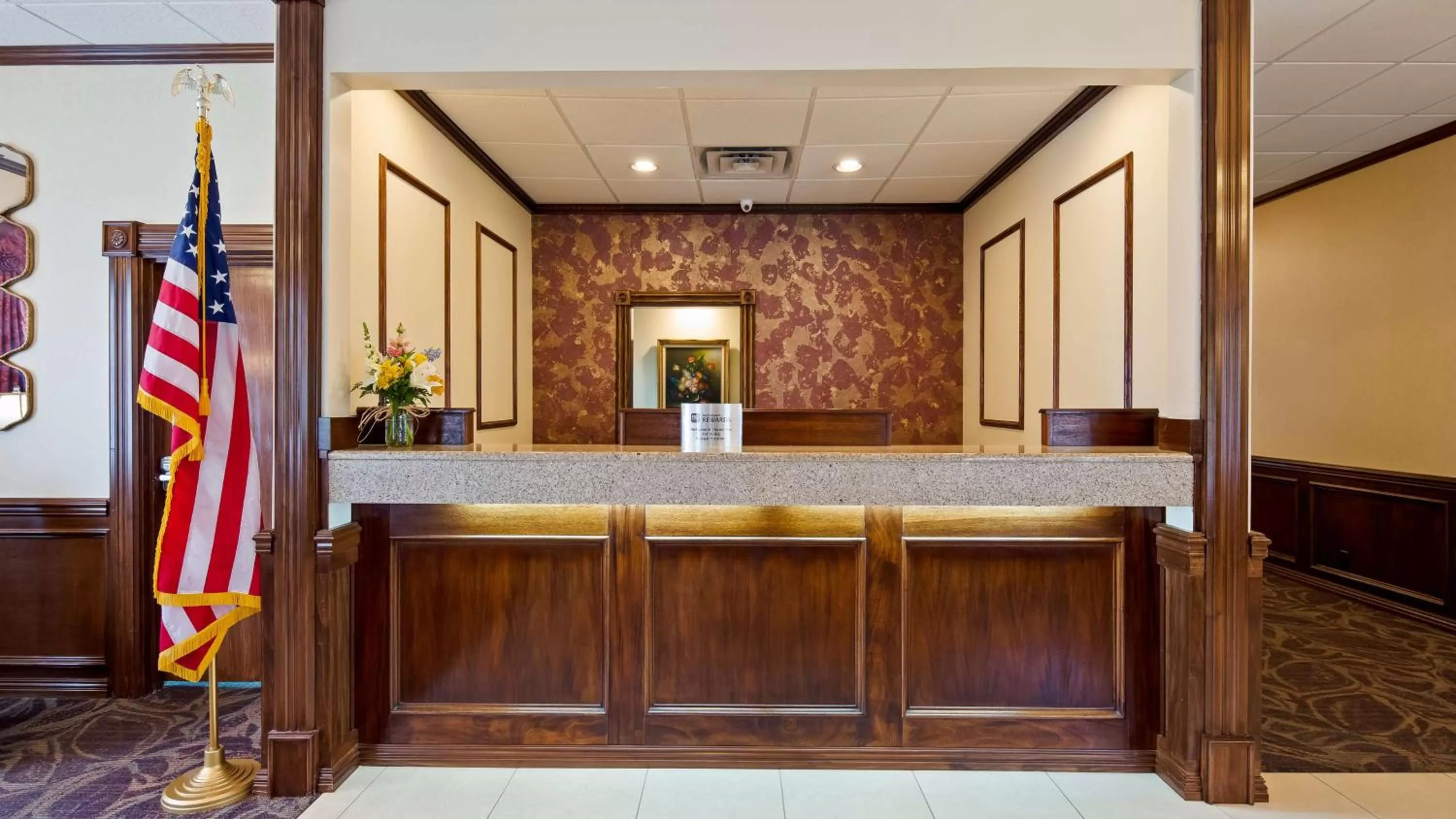 Lobby or reception in Osage Creek Lodge