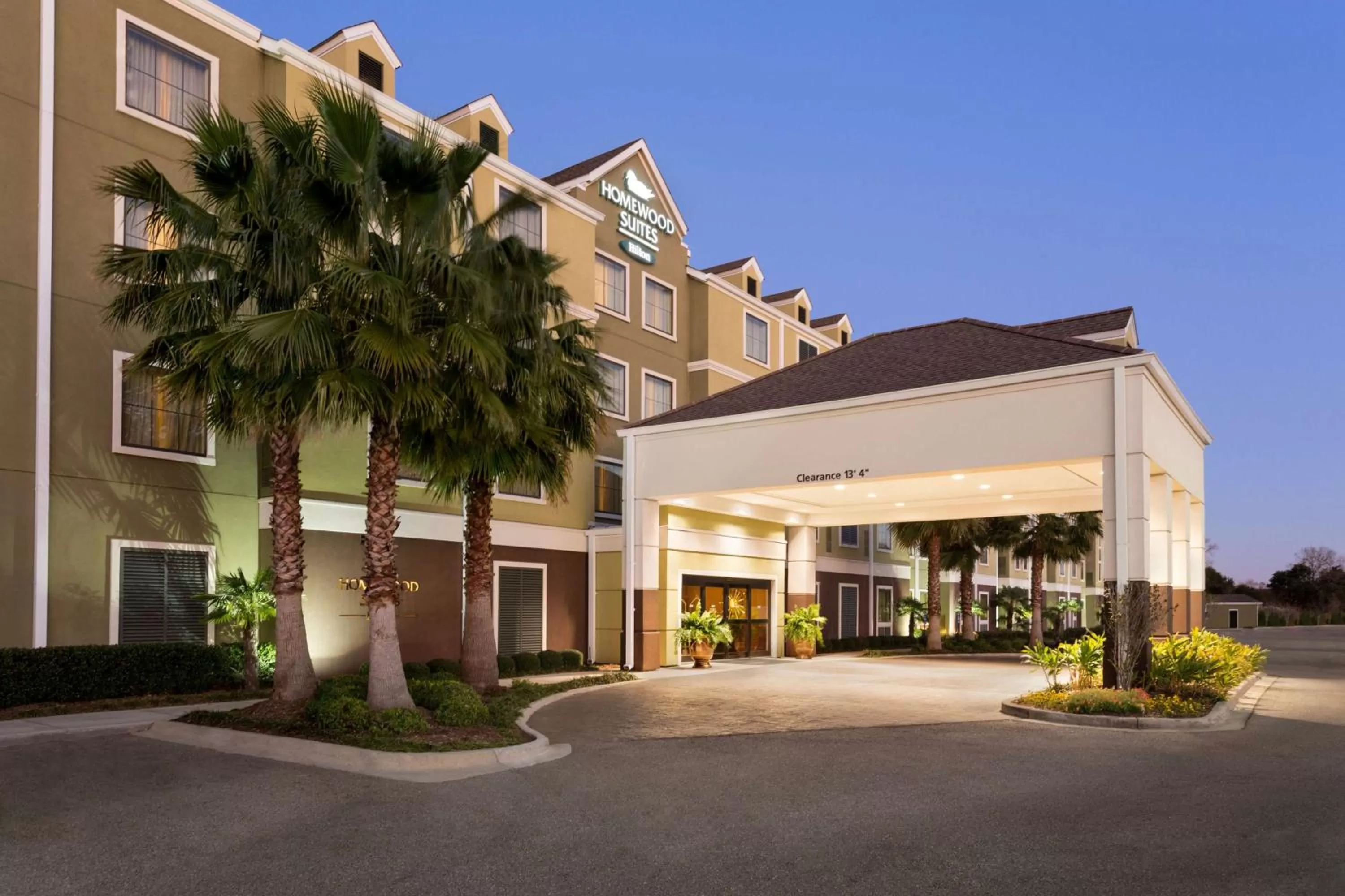 Property building in Homewood Suites Lafayette-Airport