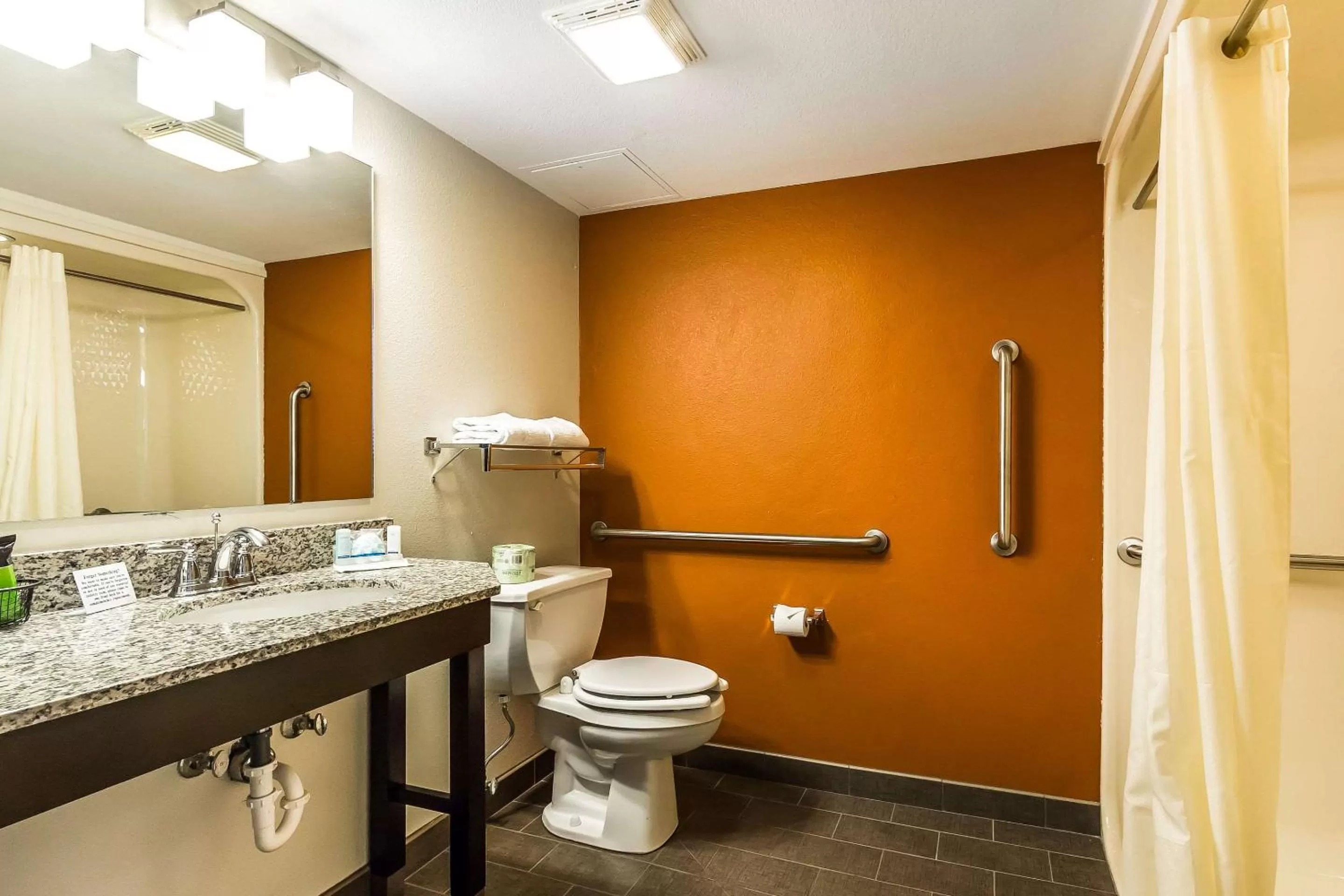 Bathroom in Sleep Inn Springfield South I60 near Medical District