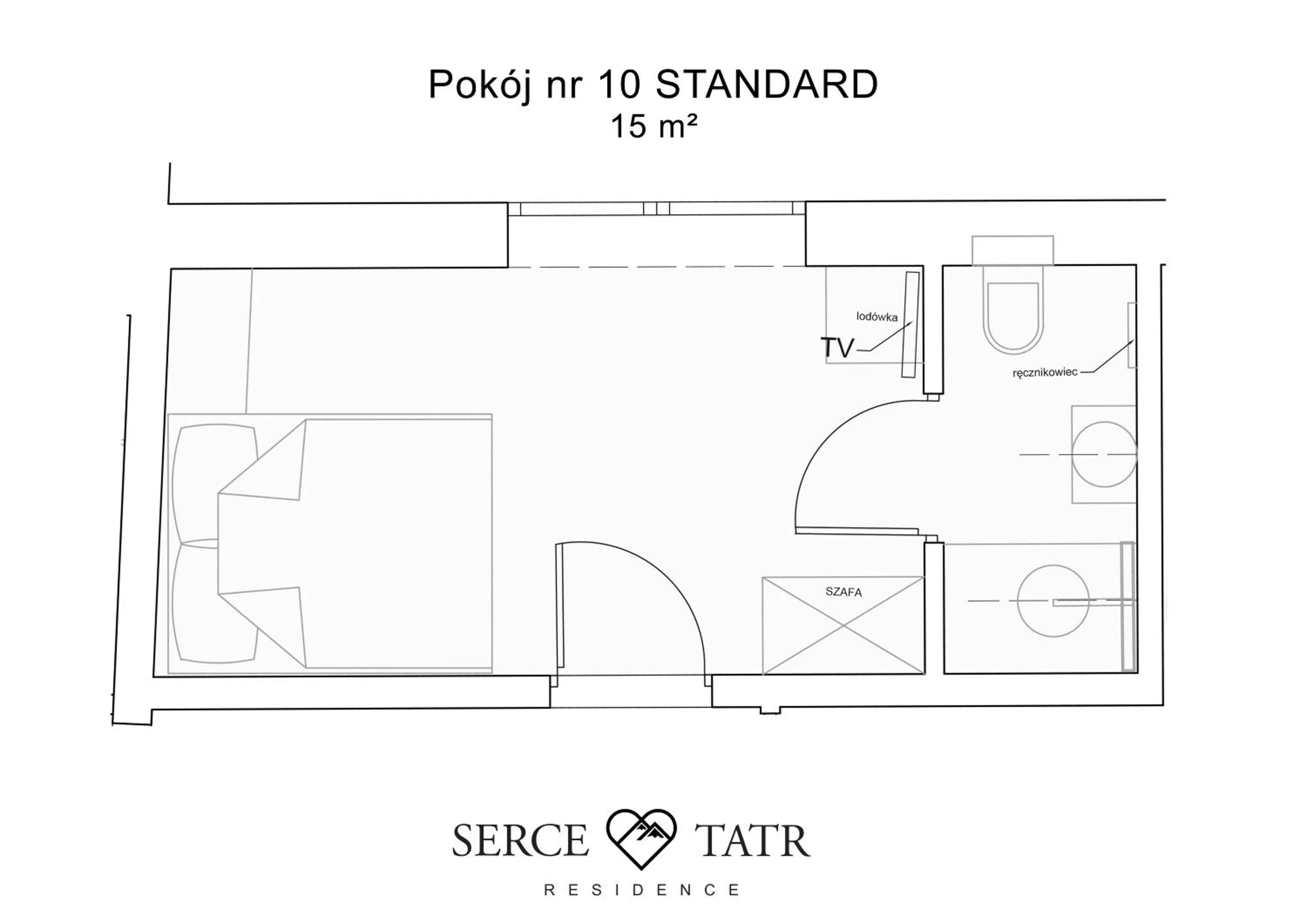 Floor Plan in Serce Tatr Residence Zakopane - blisko Krupówek