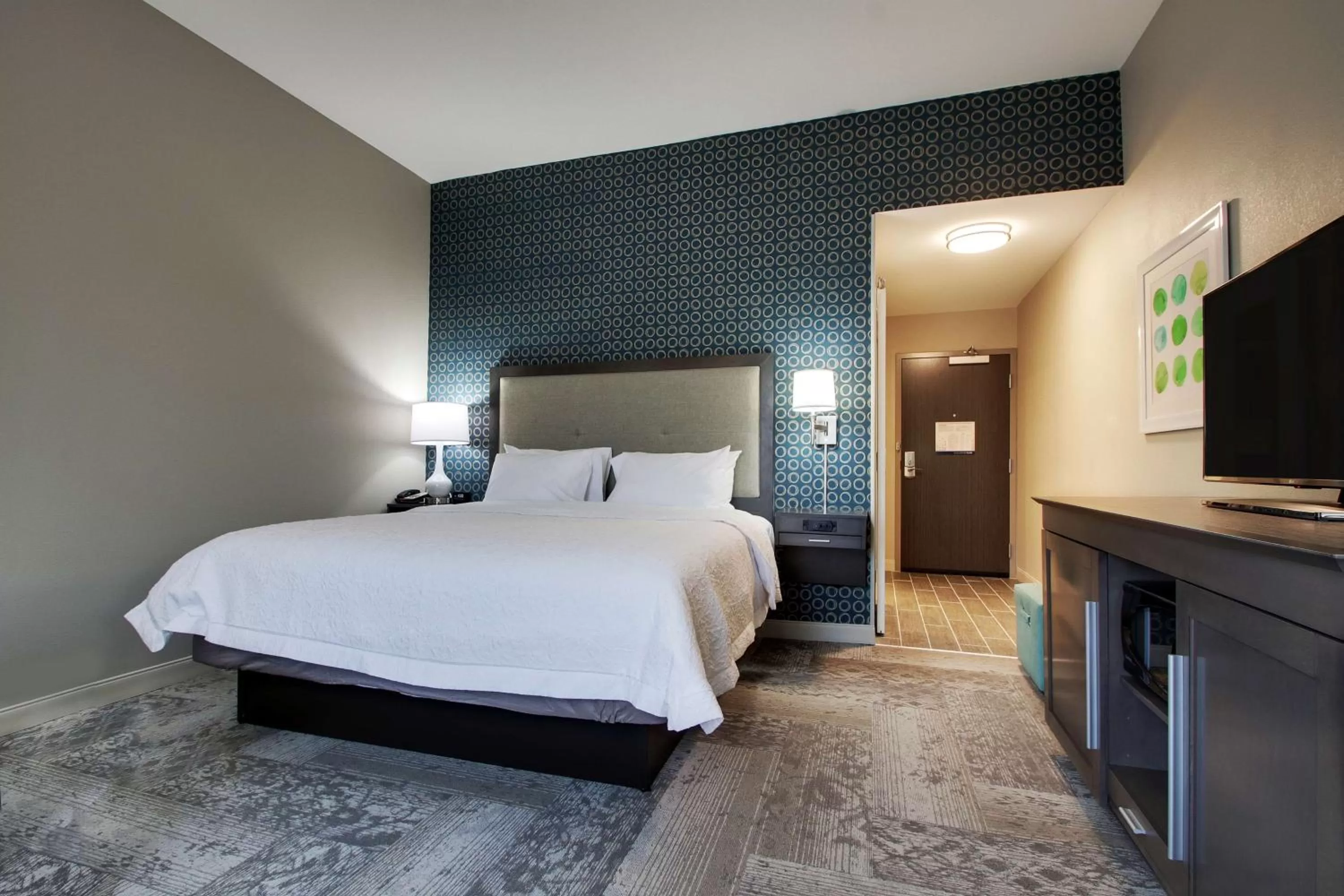 Bedroom, Bed in Hampton Inn & Suites By Hilton Knightdale Raleigh