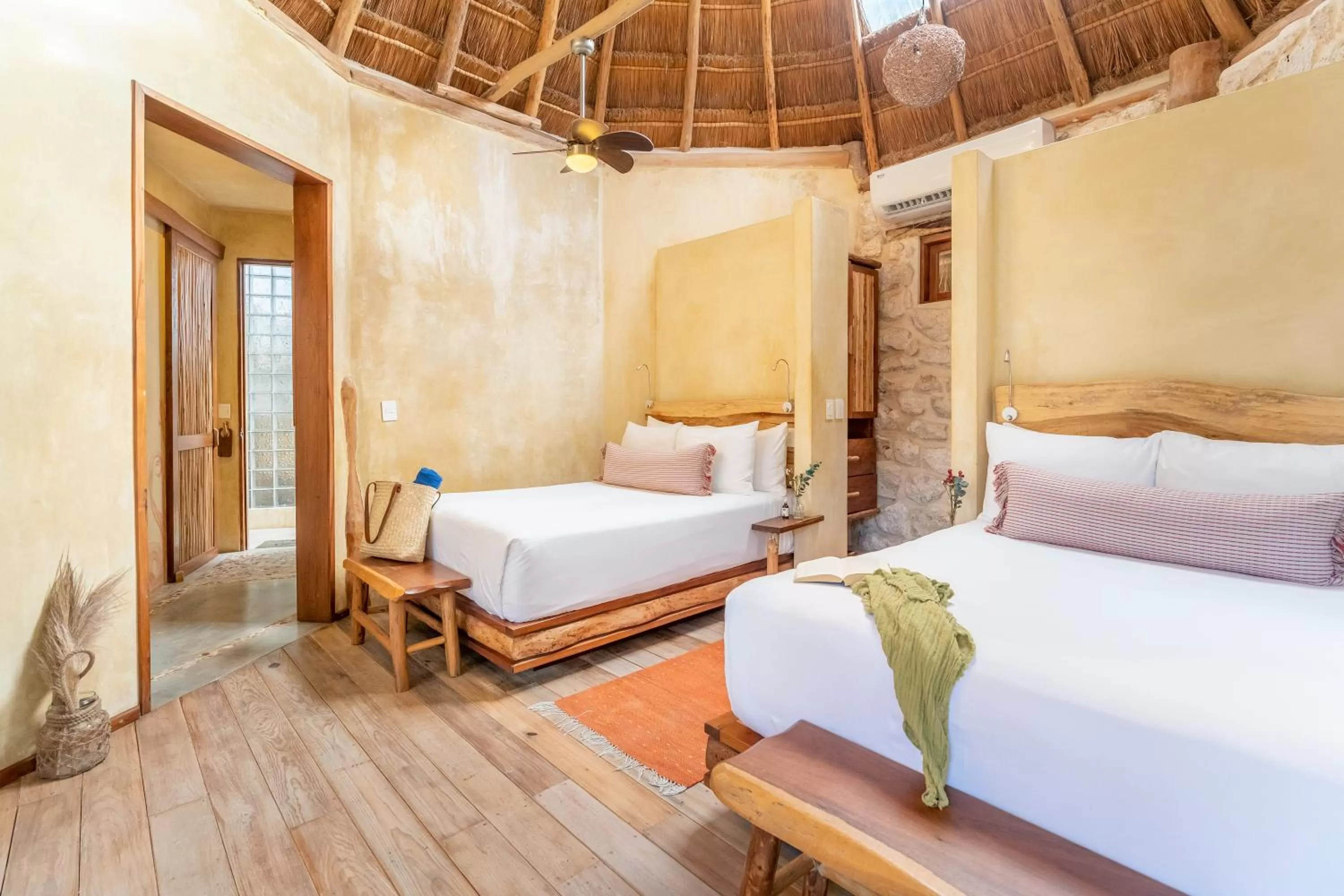 Bed in Alaya Tulum by Ahau Collection