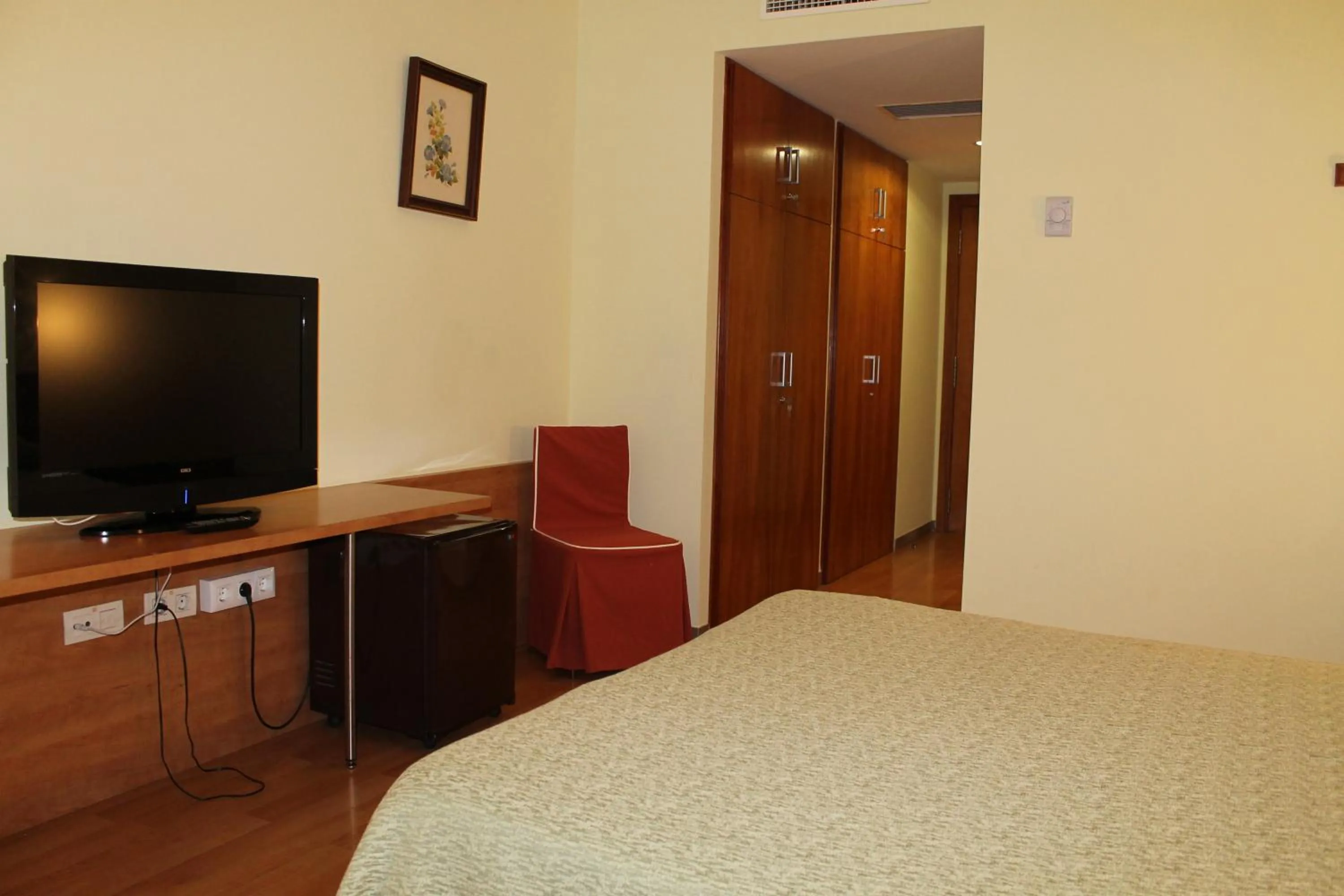 TV and multimedia, Bed in Hotel Flora Parc