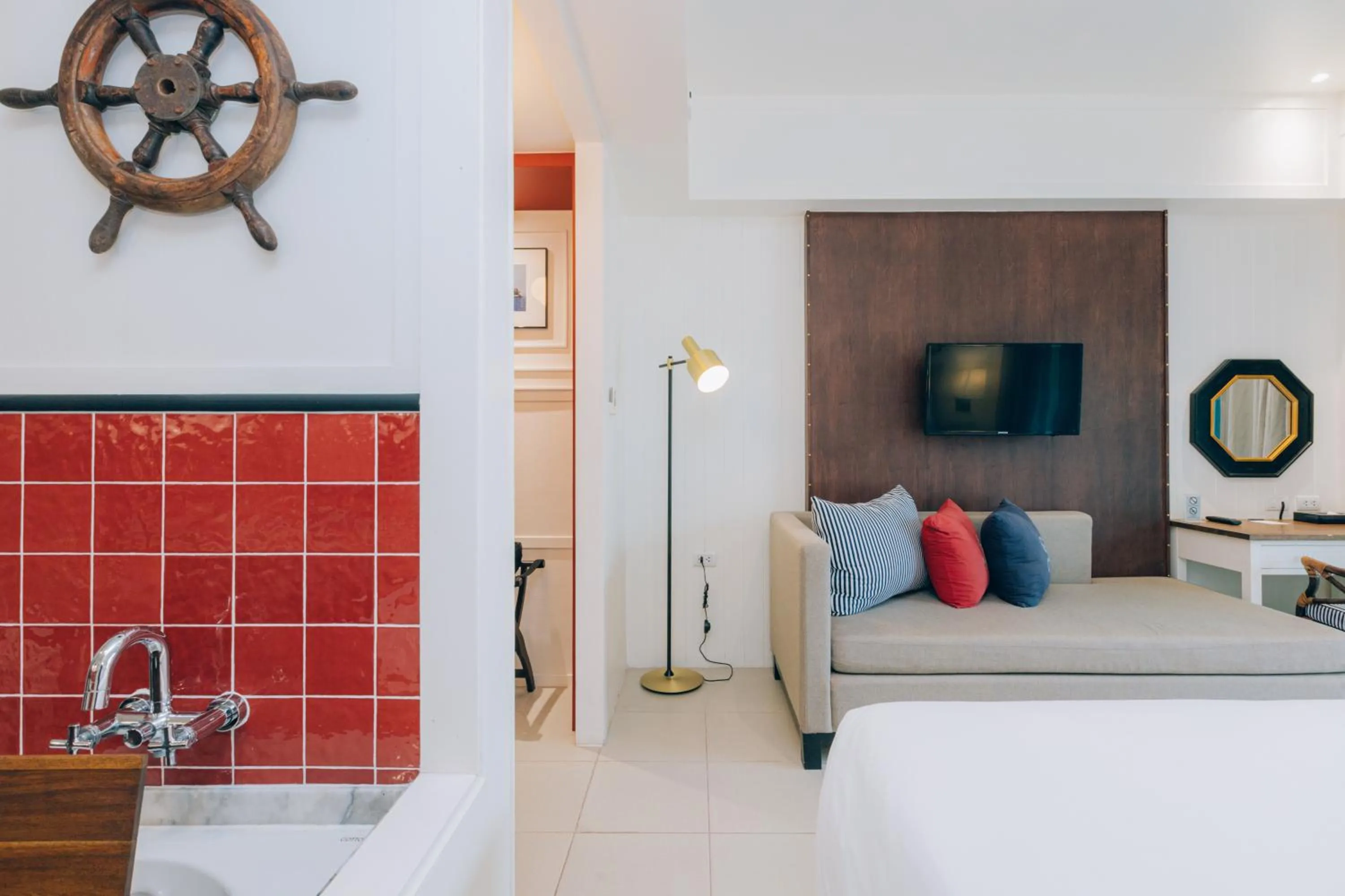 TV and multimedia, Bed in Sugar Marina Hotel - NAUTICAL - Kata Beach