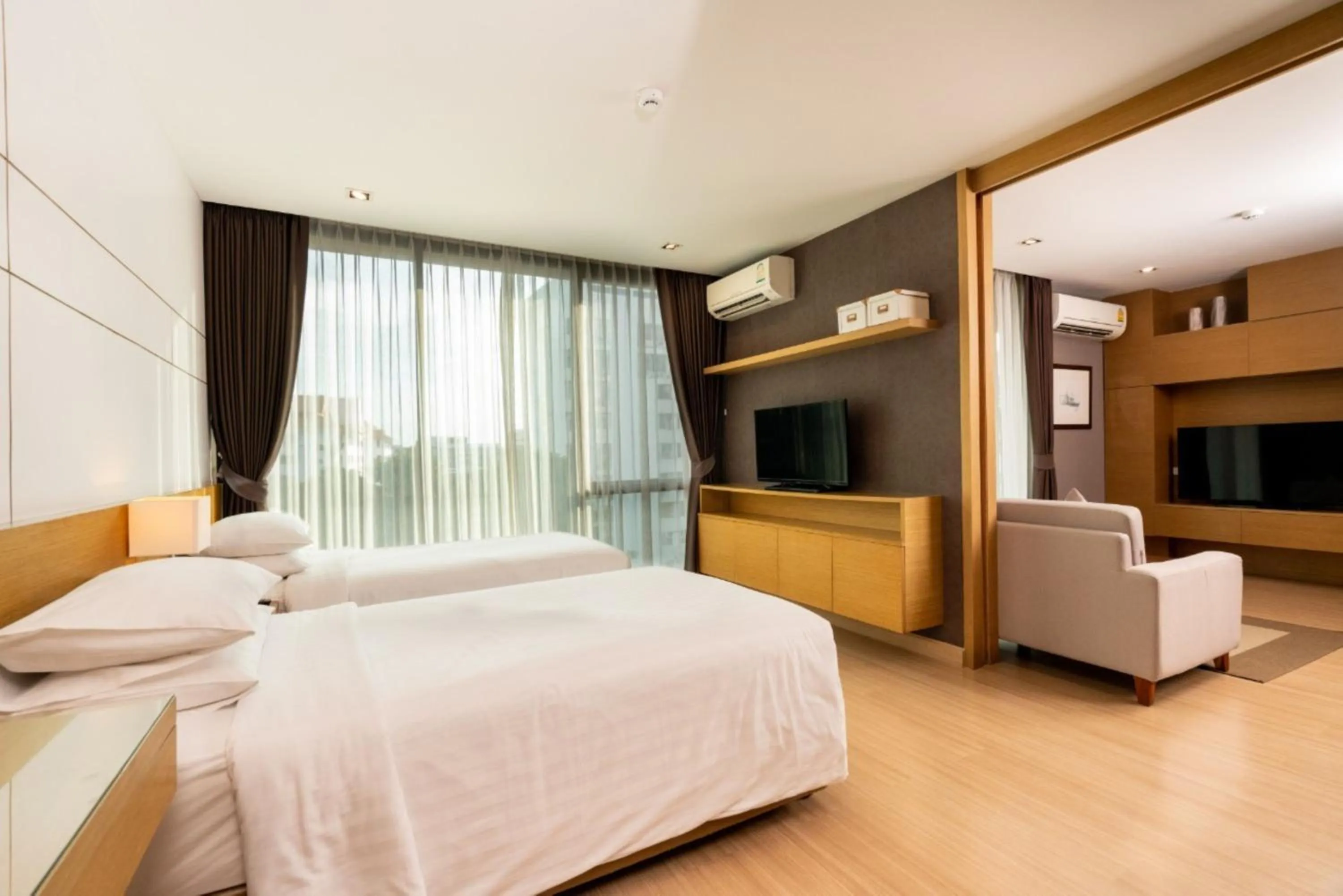 Bed in Sanae' Hotel Nimman