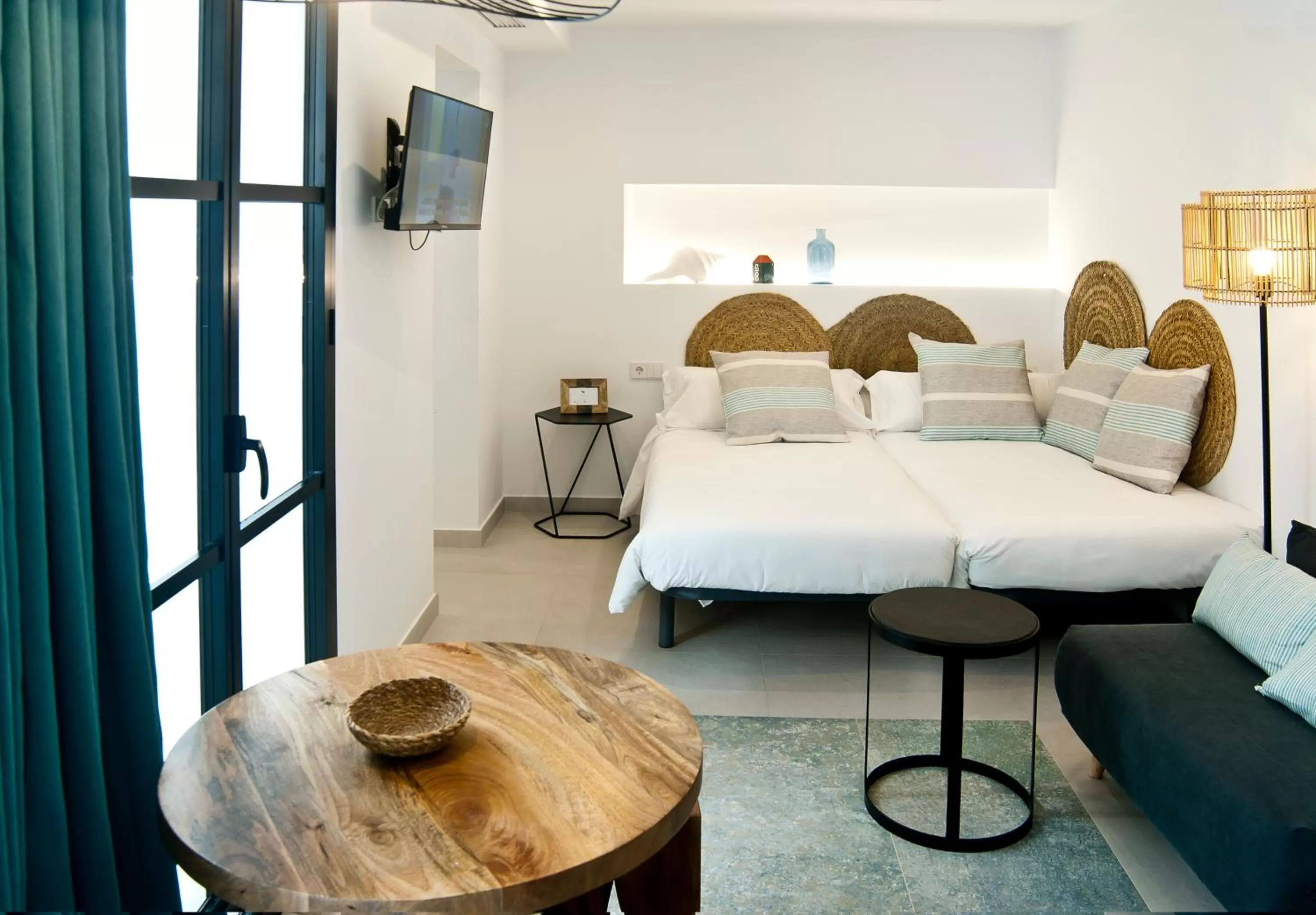 Bed in Aparthotel El Cargol