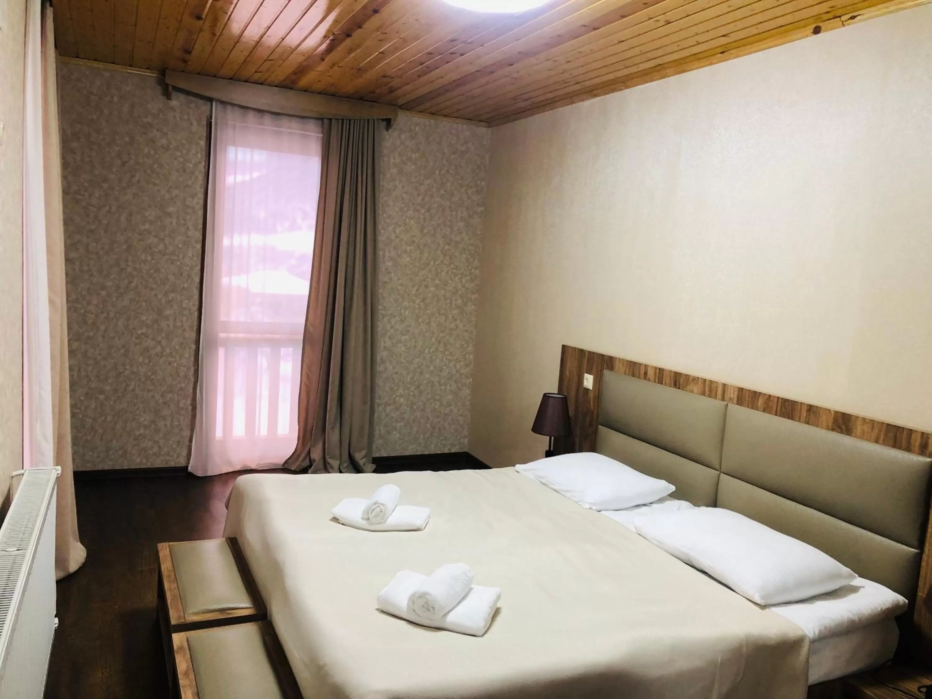 Bed in Hotel Shgedi Mestia