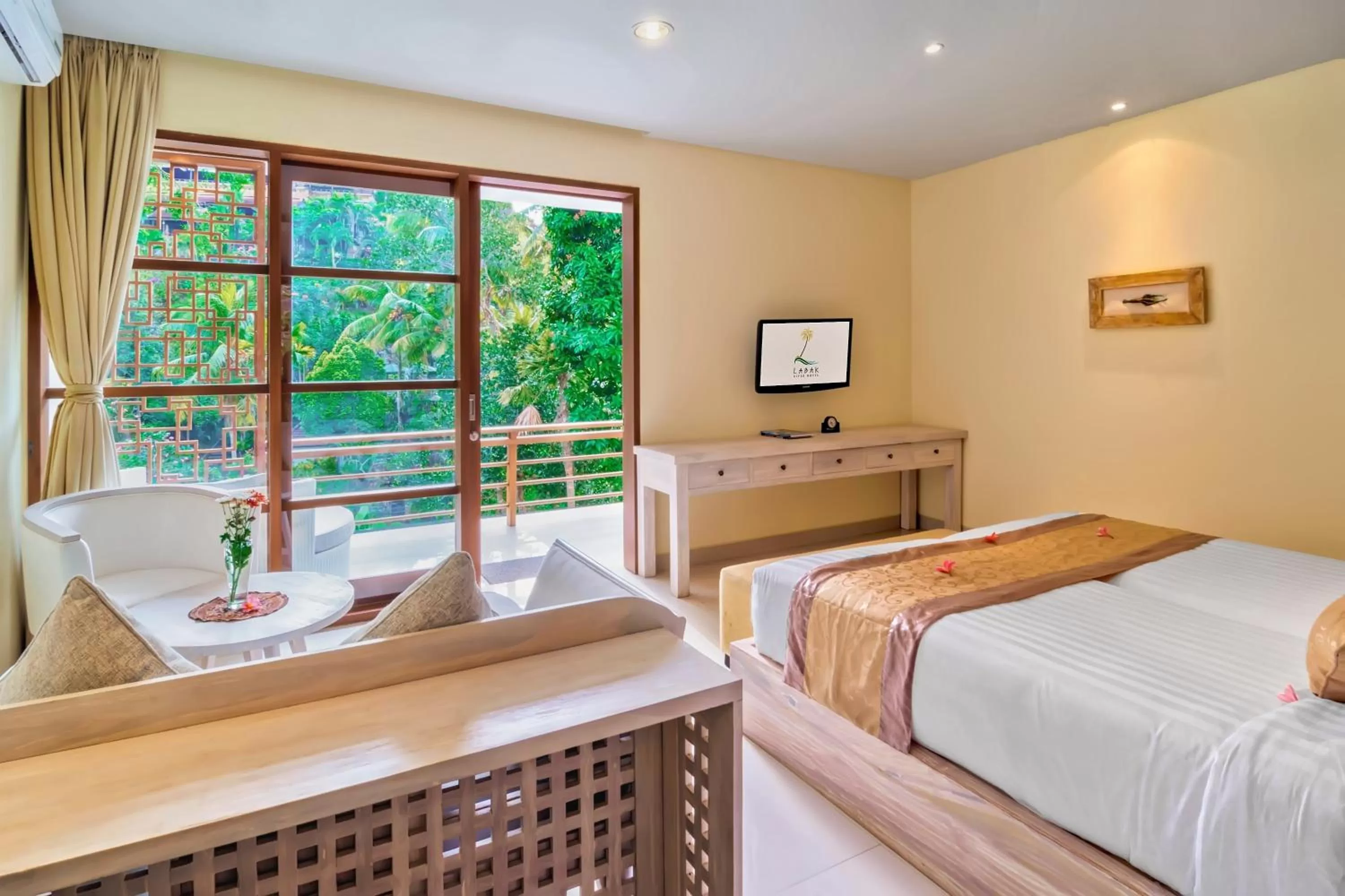 Patio, Bed in Labak River Hotel by EPS