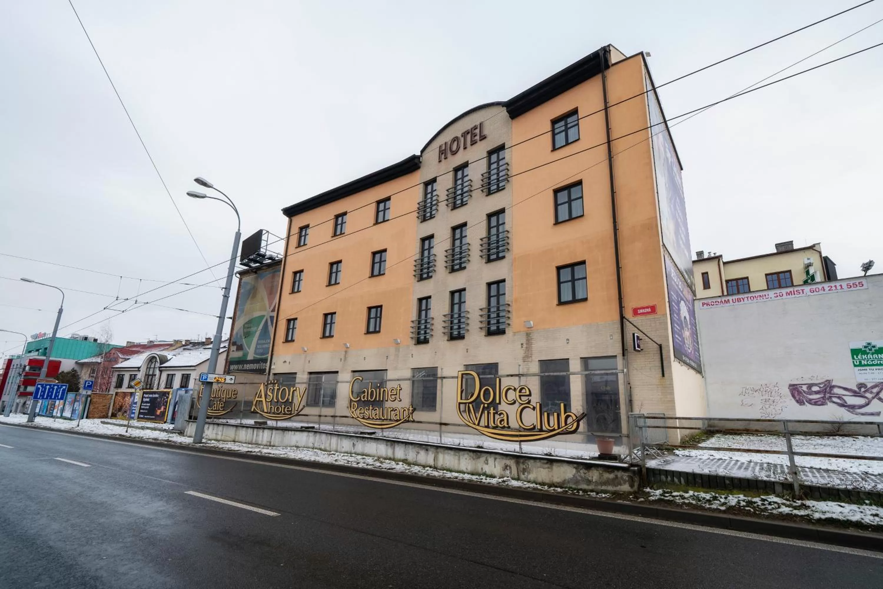 Property building in Hotel Astory Plzeň