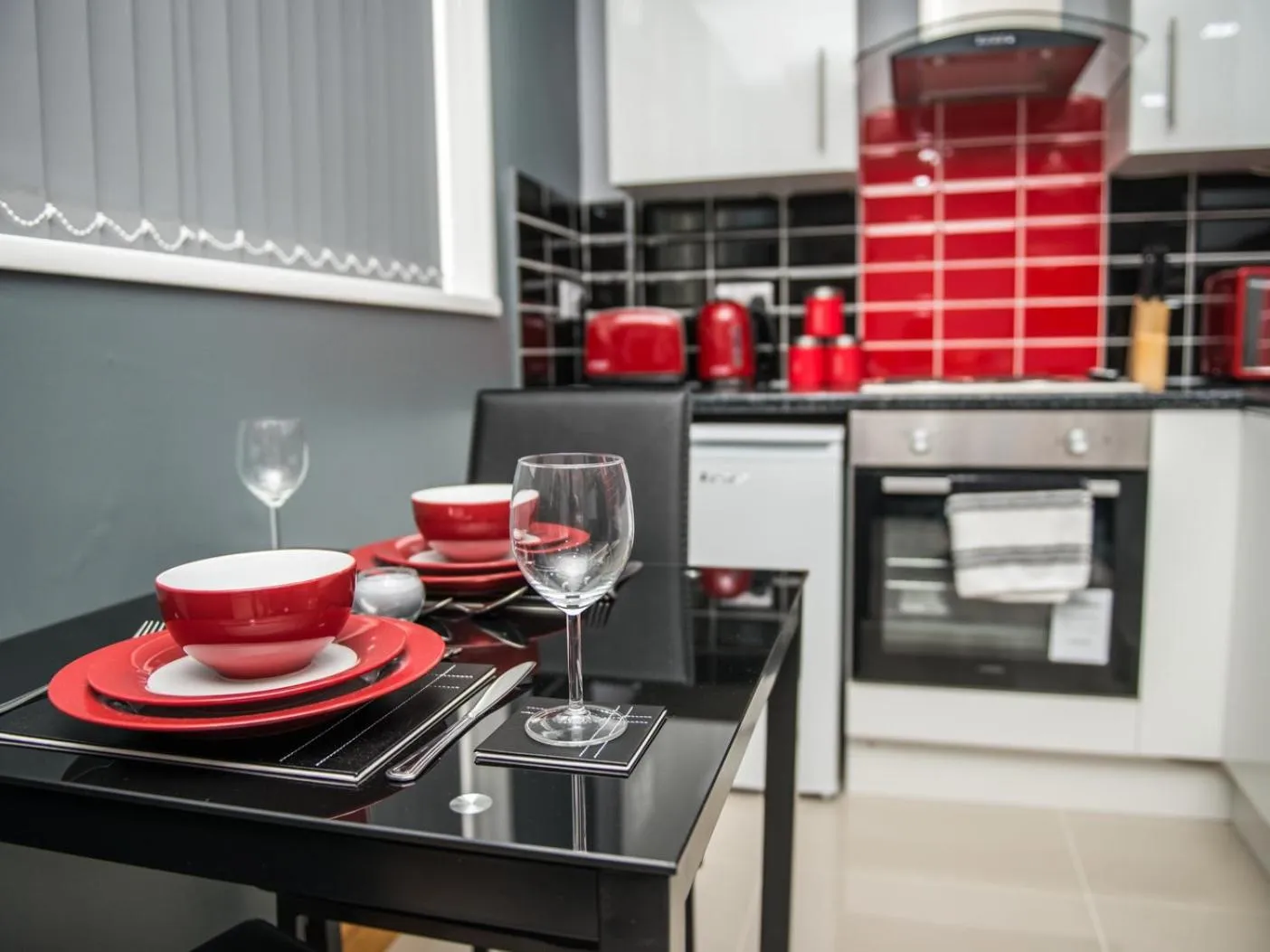 Dining area in Sawrey Serviced Apartments