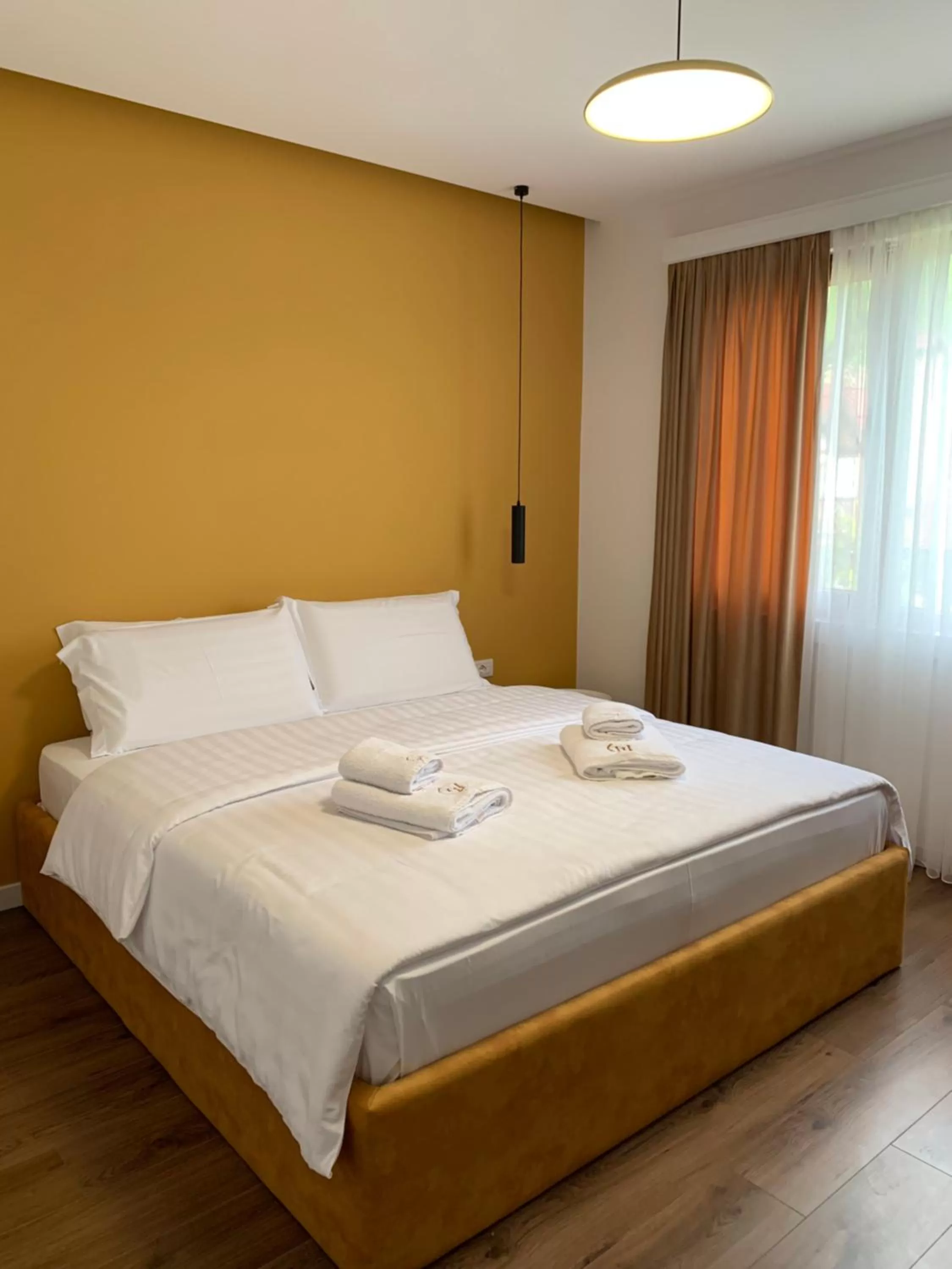 Bed in Grand Hotel Pogradec