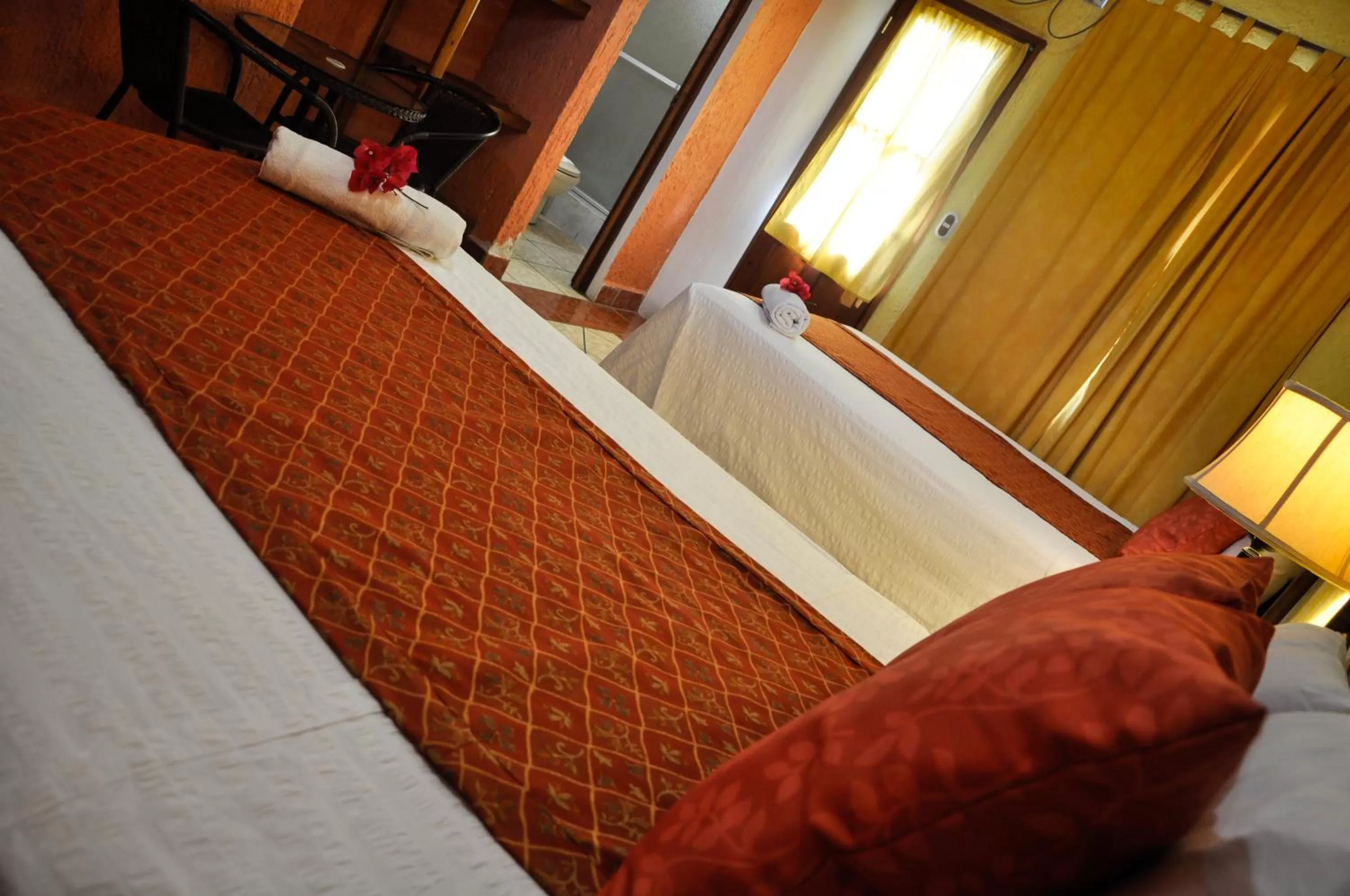 Bed in Hotel Quinta Maya