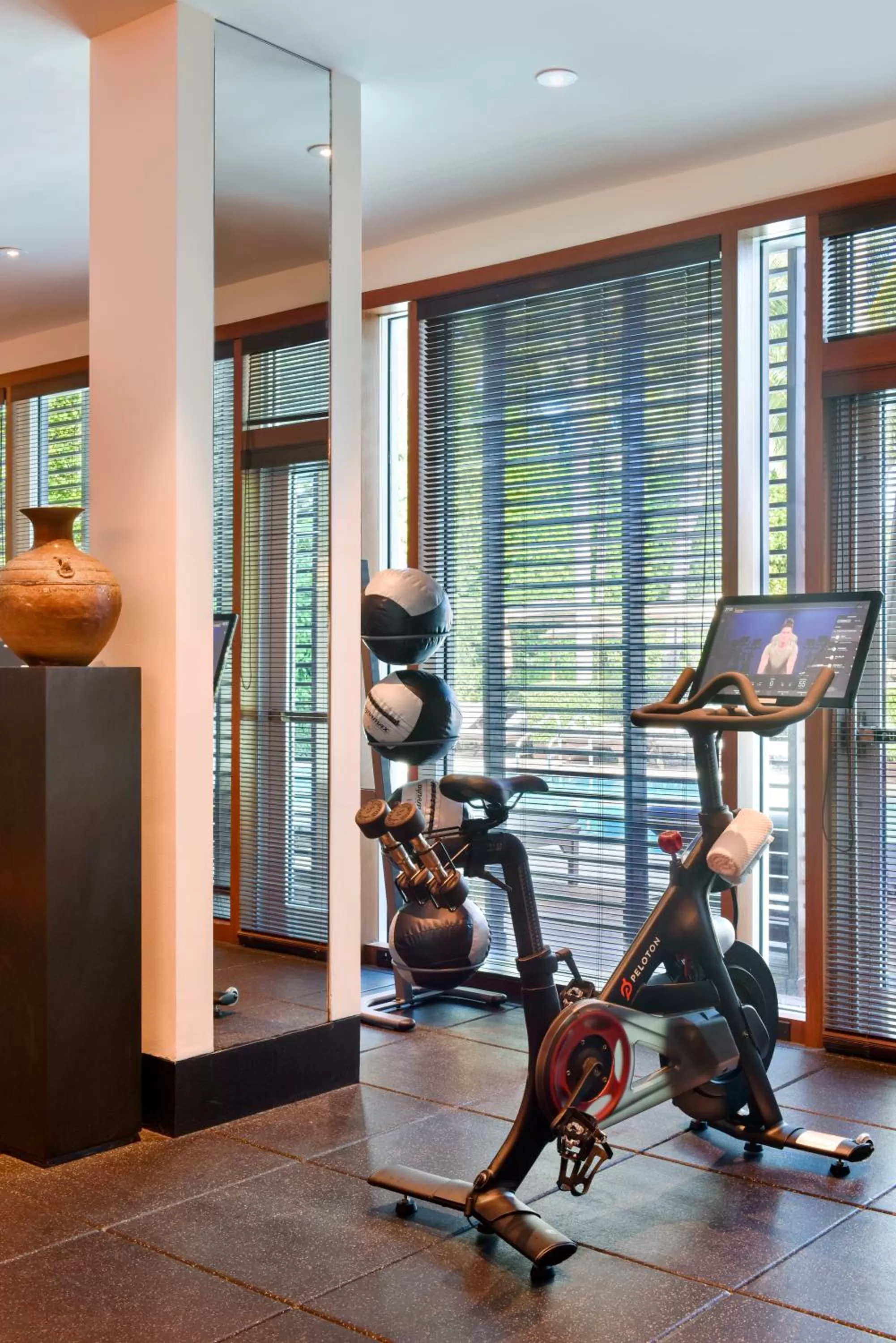 Fitness centre/facilities in The Setai, Miami Beach