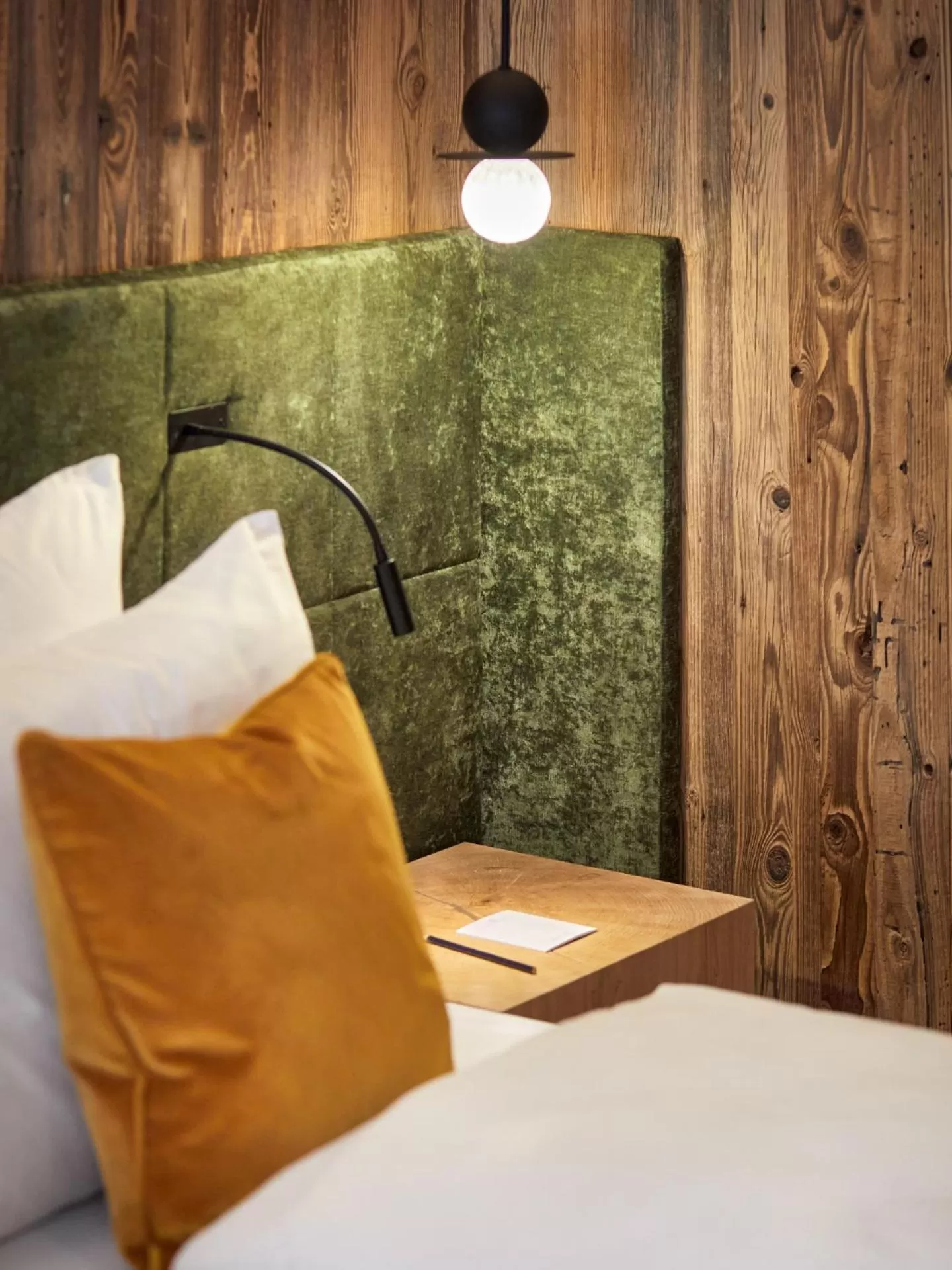 Bed in Hotel Marmolada