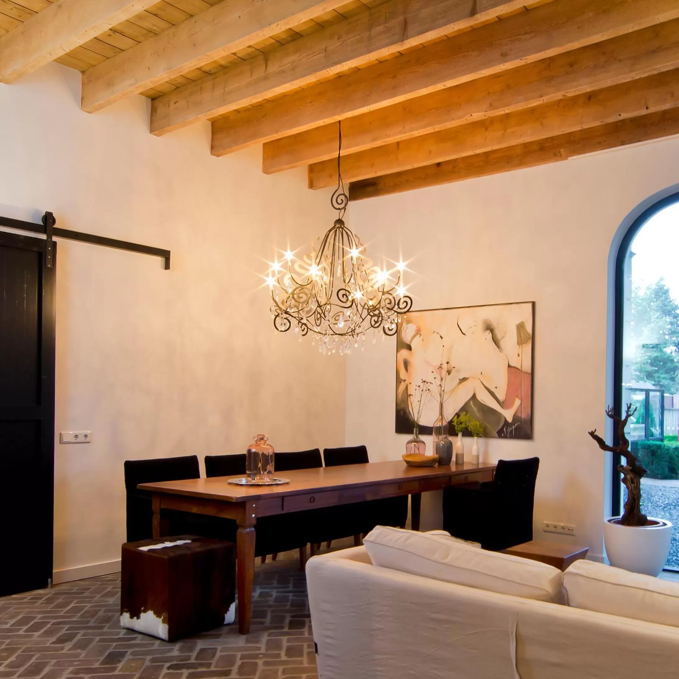 Living room in Villa Polder