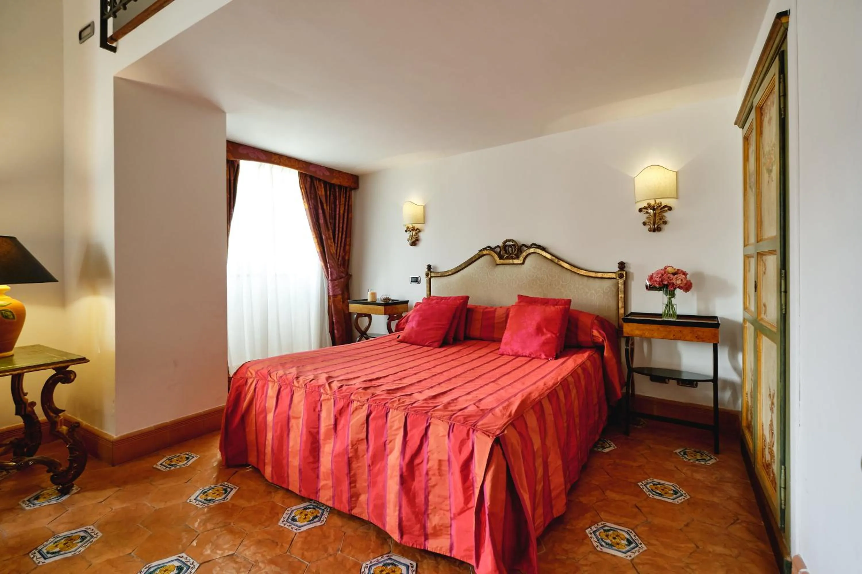Bedroom, Bed in Hotel Botanico San Lazzaro