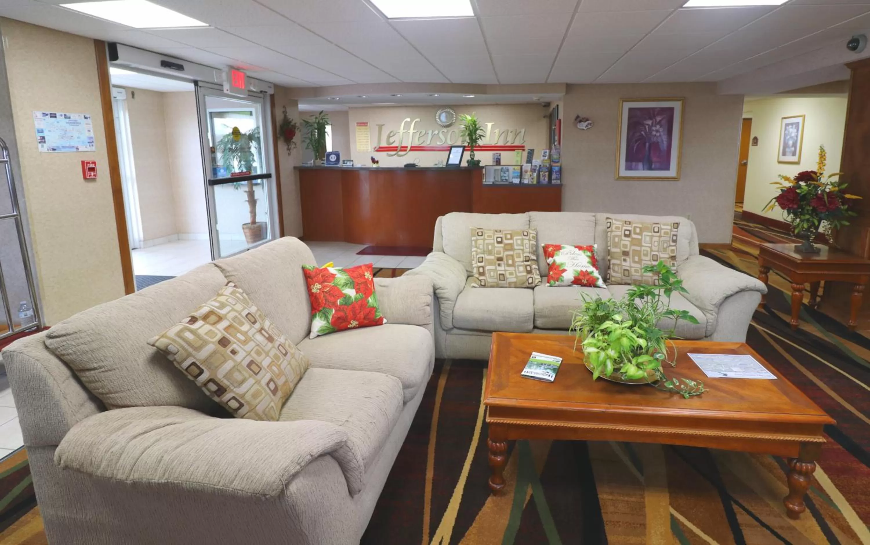 Lobby or reception in Jefferson Inn Dandridge