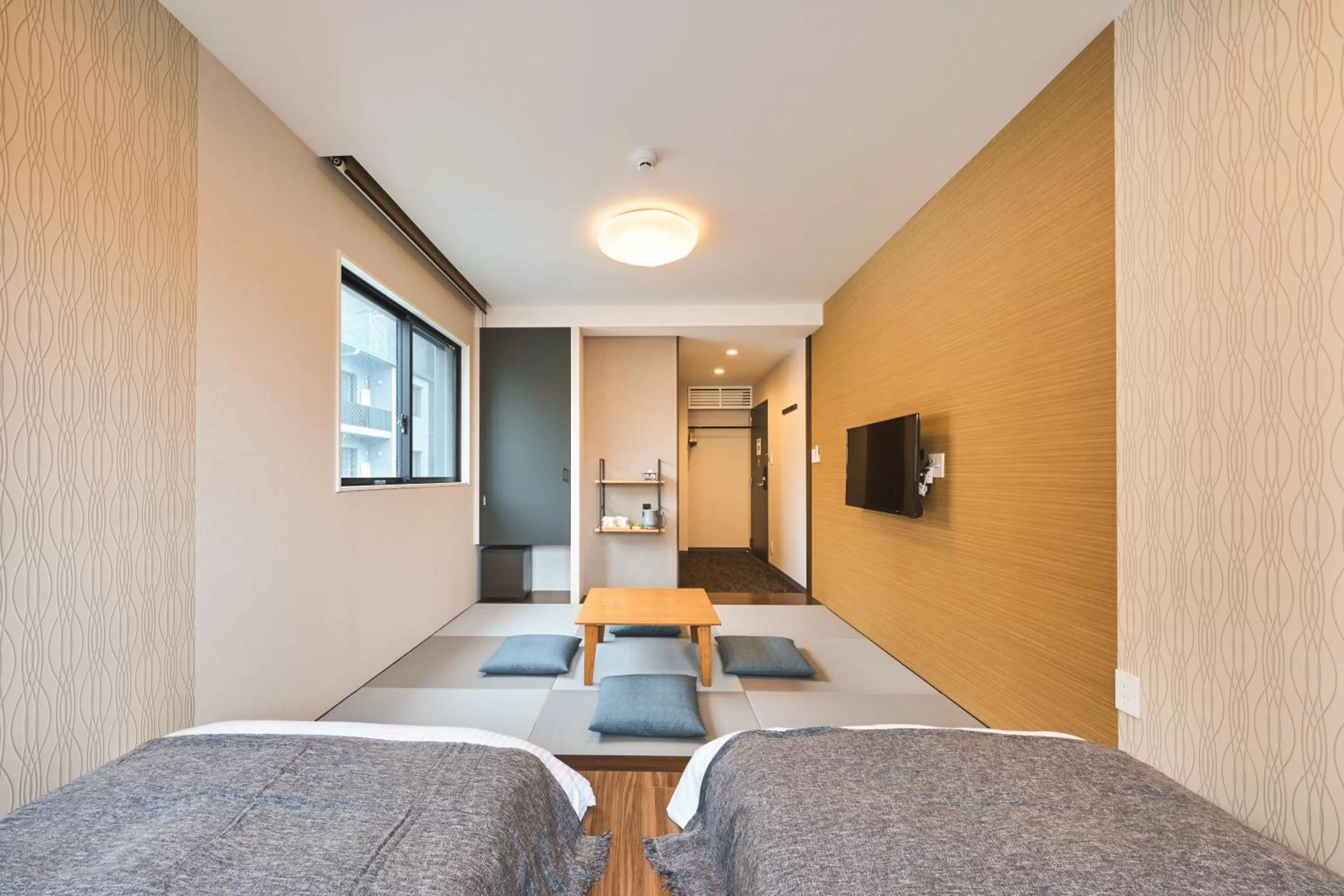 Photo of the whole room, Bed in M's Hotel Gojo Naginatagiri